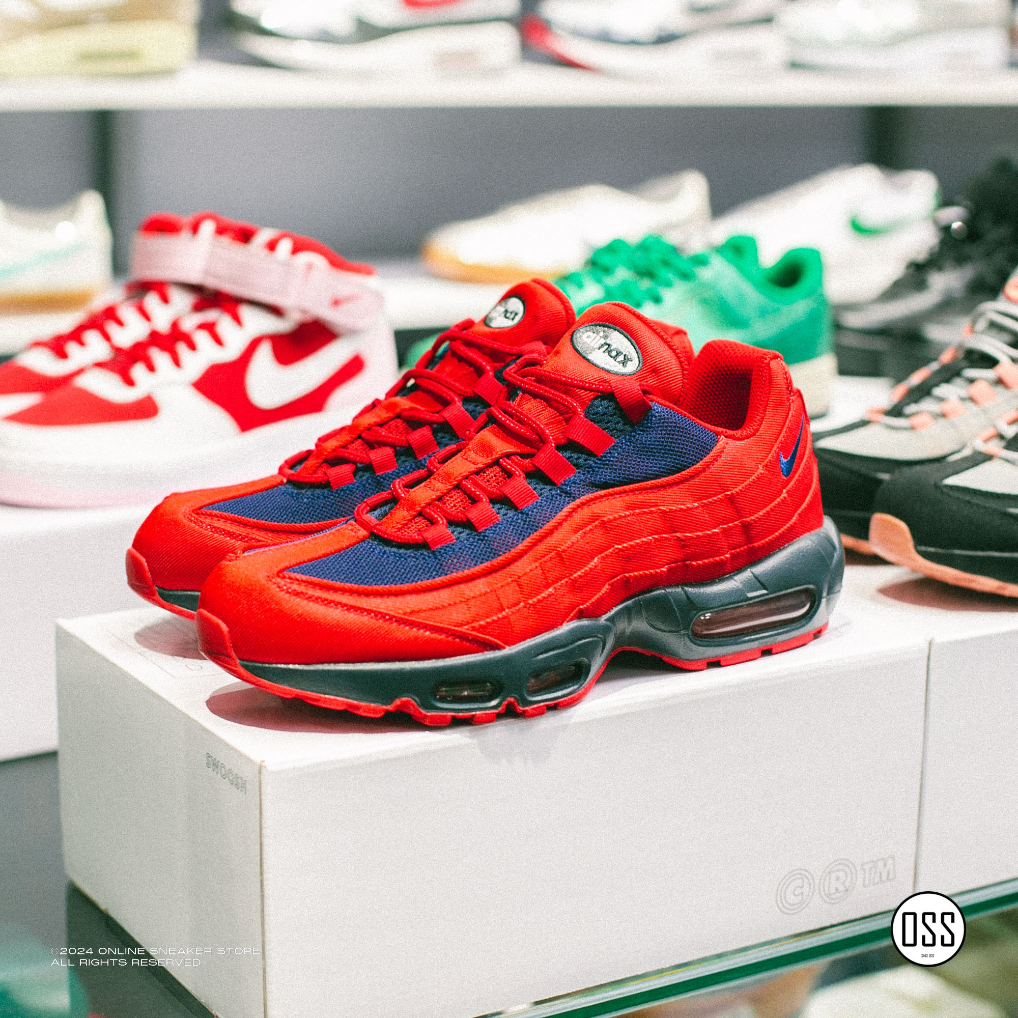 Nike Air Max 95 By You Red Black Online Sneaker Store