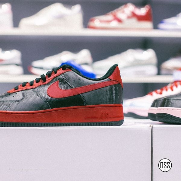  Nike Air Force 1 Low By You - Black / Red 