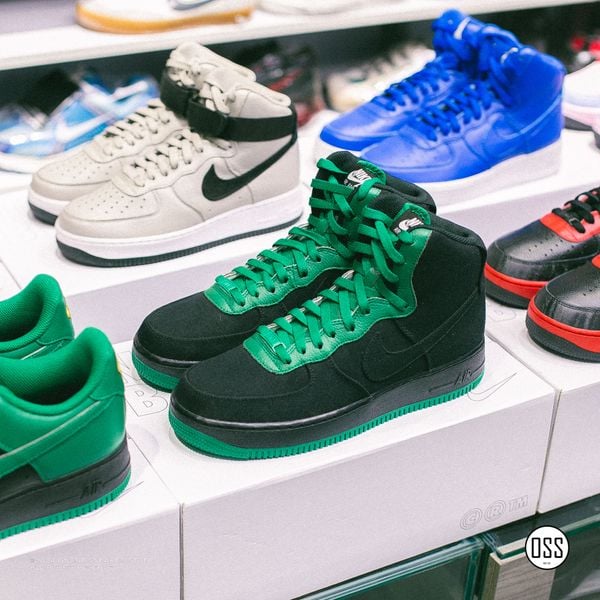  Nike Air Force 1 High By You - Black / Green 