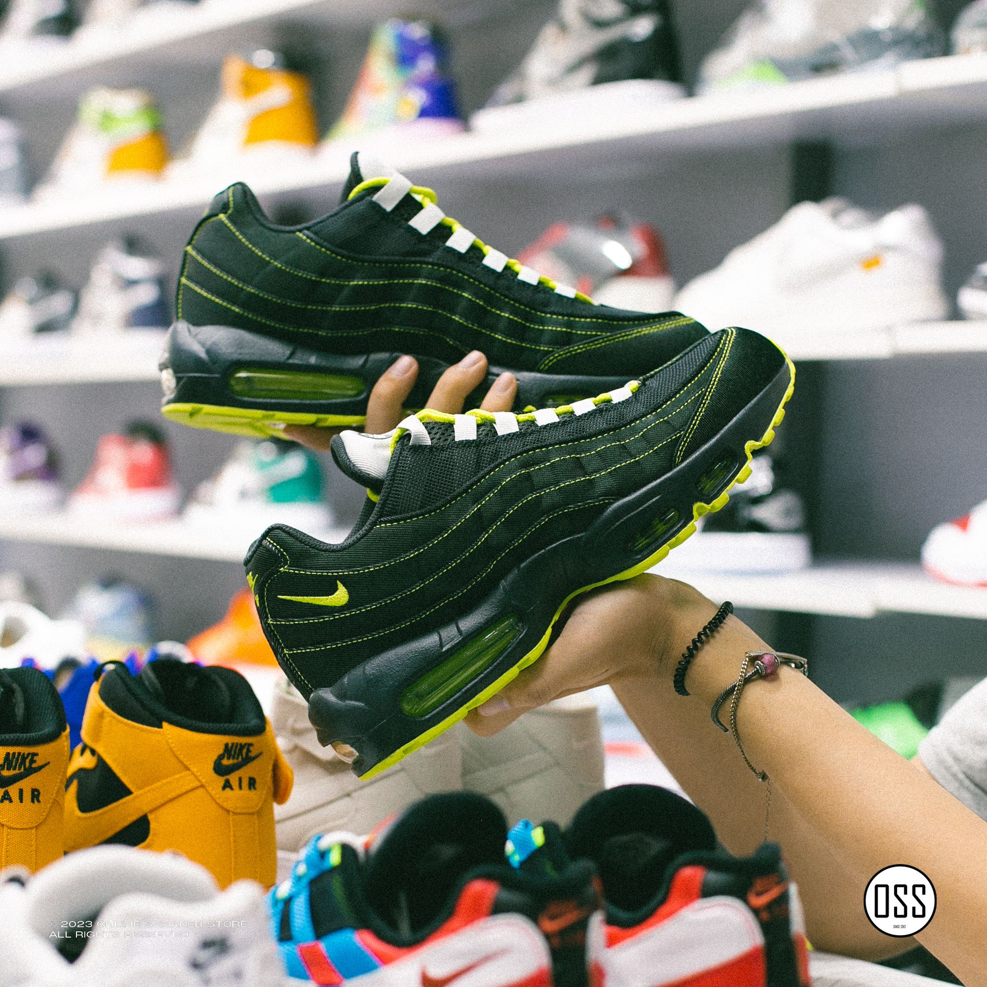 Nike Air Max 95 By You - Off Noir / Cyber – Online Sneaker Store