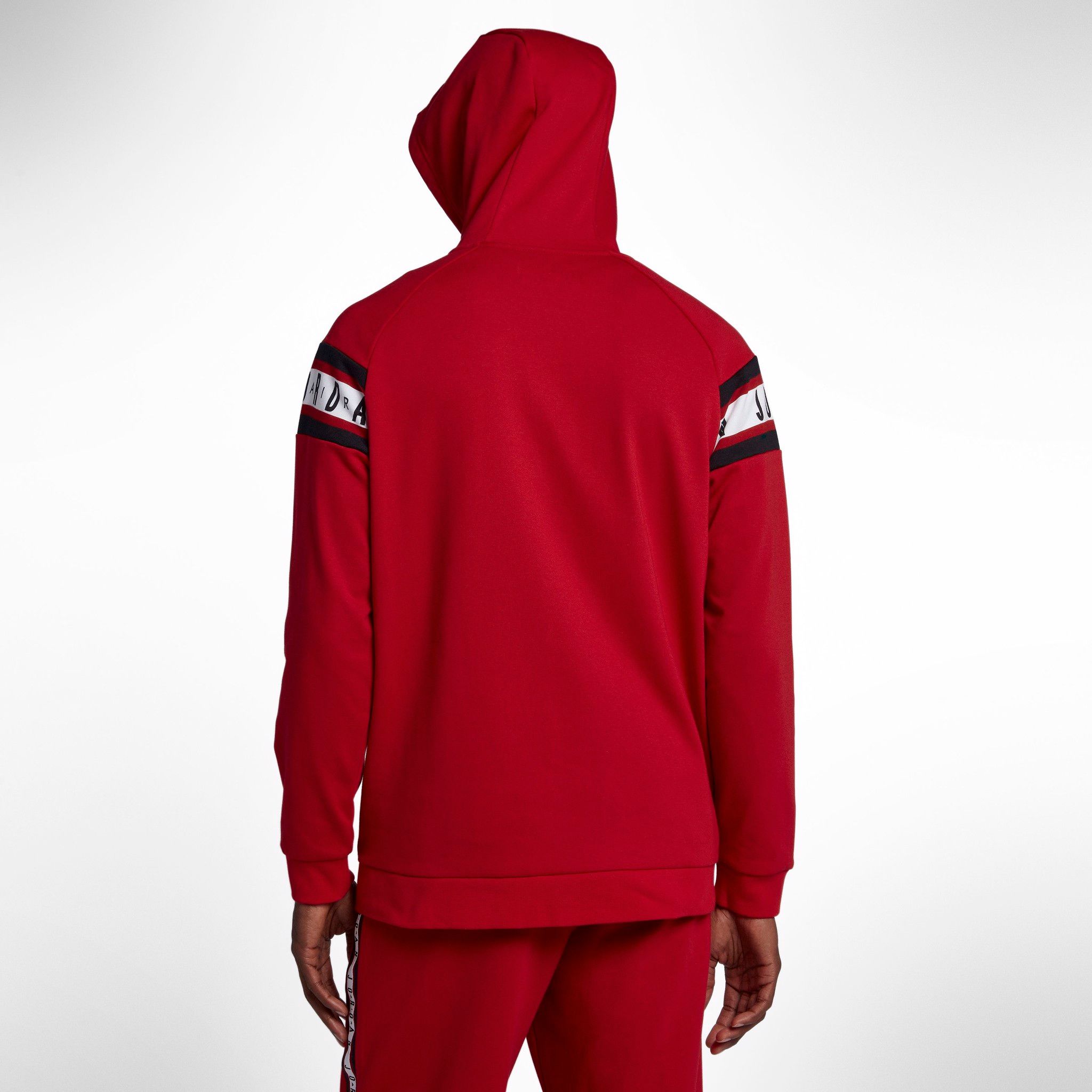  Jordan Jumpman Air Full-Zip Basketball Hoodie - Red 