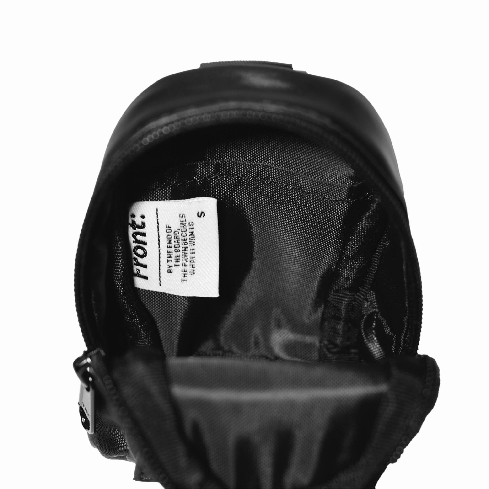 FRONT The Knight Backpack Keychain D922 Black Online Sneaker Store