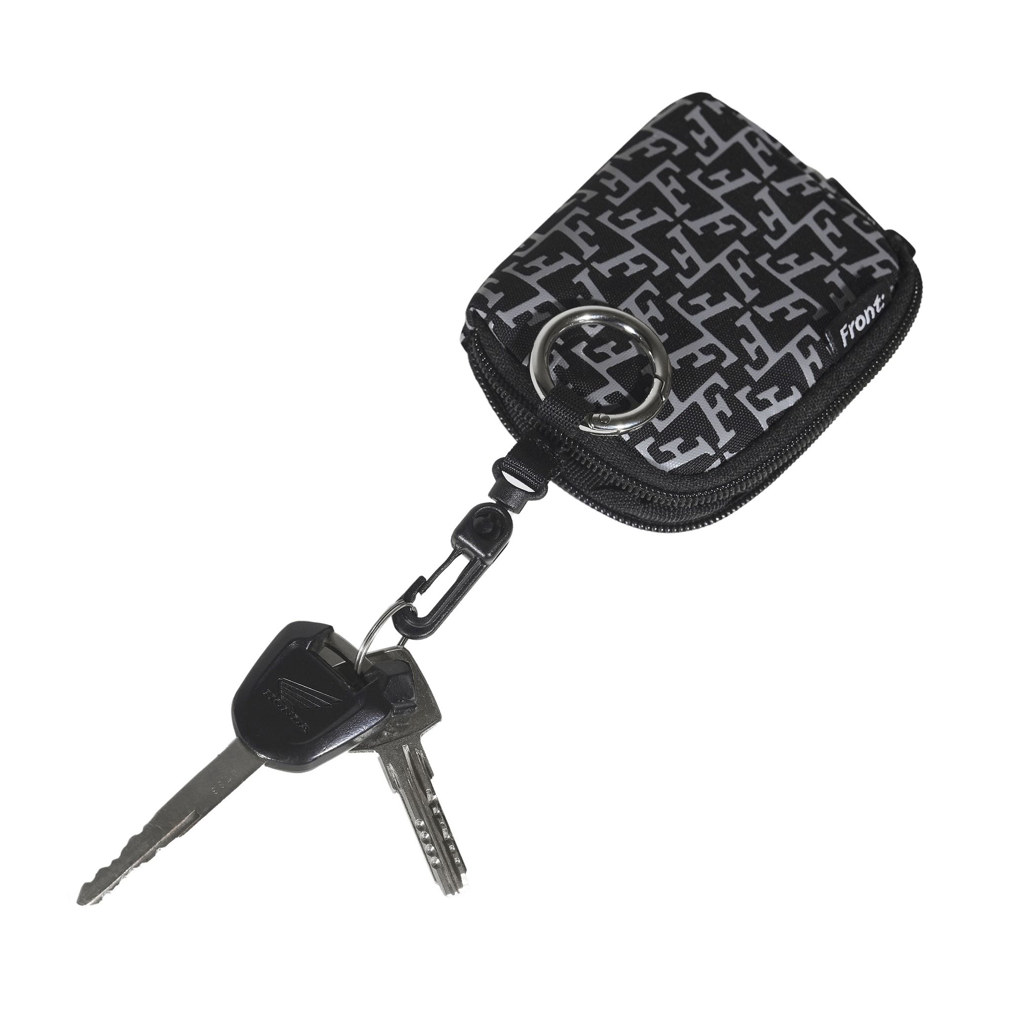  FRONT The Knight F Abundant Key Pocket D123 - Black 