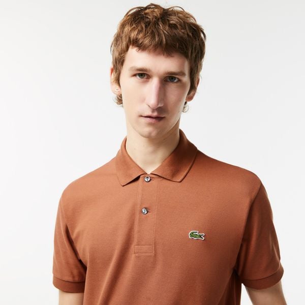  Lacoste Classic Fit L.12.12 Polo Shirt - Light Brown 