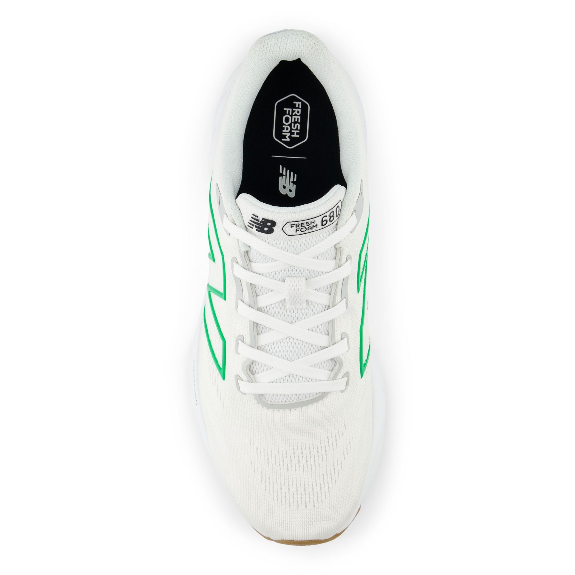  New Balance Fresh Foam 680 v8 - White / Kelly Green 