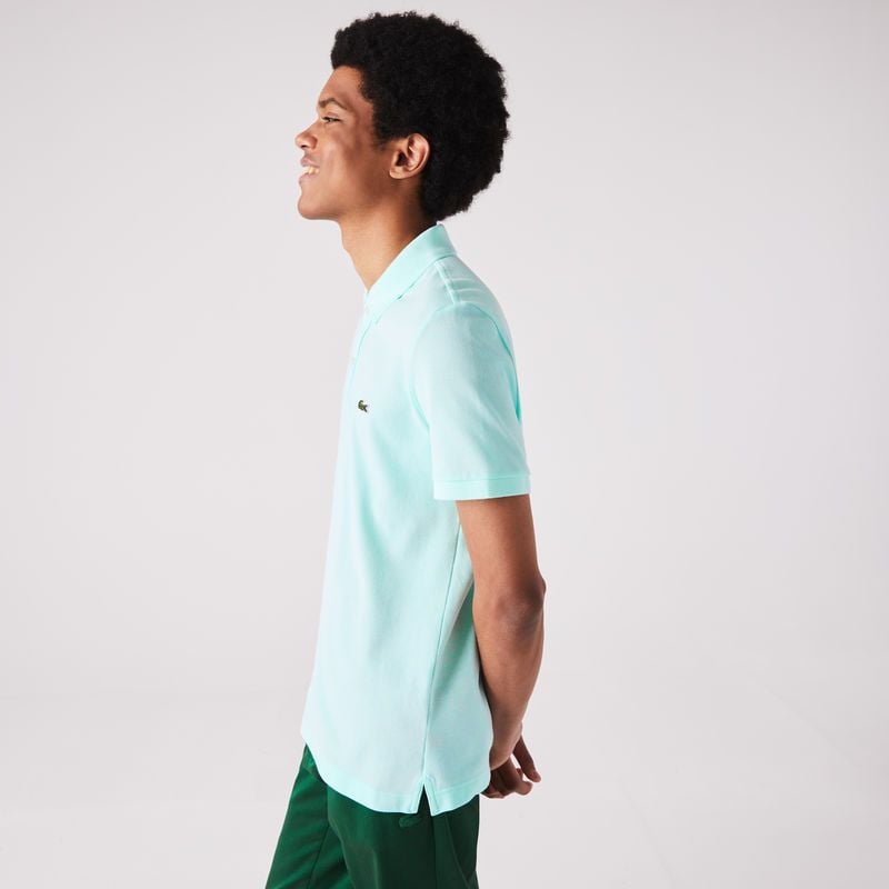  Lacoste Slim Fit Petit Piqué Polo - Turquoise 