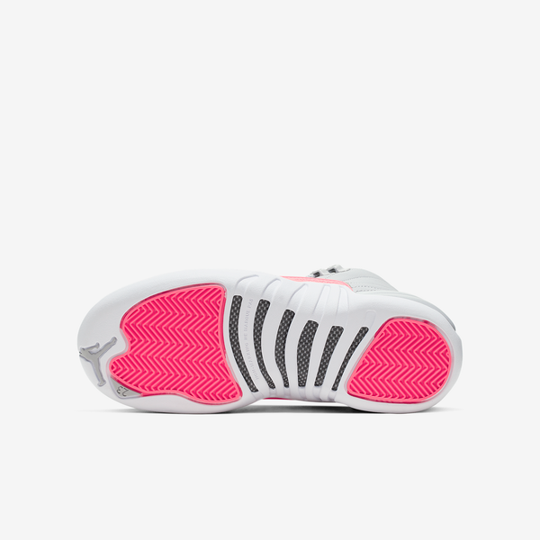  Air Jordan 12 GS - Wolf Grey/Racer Pink 