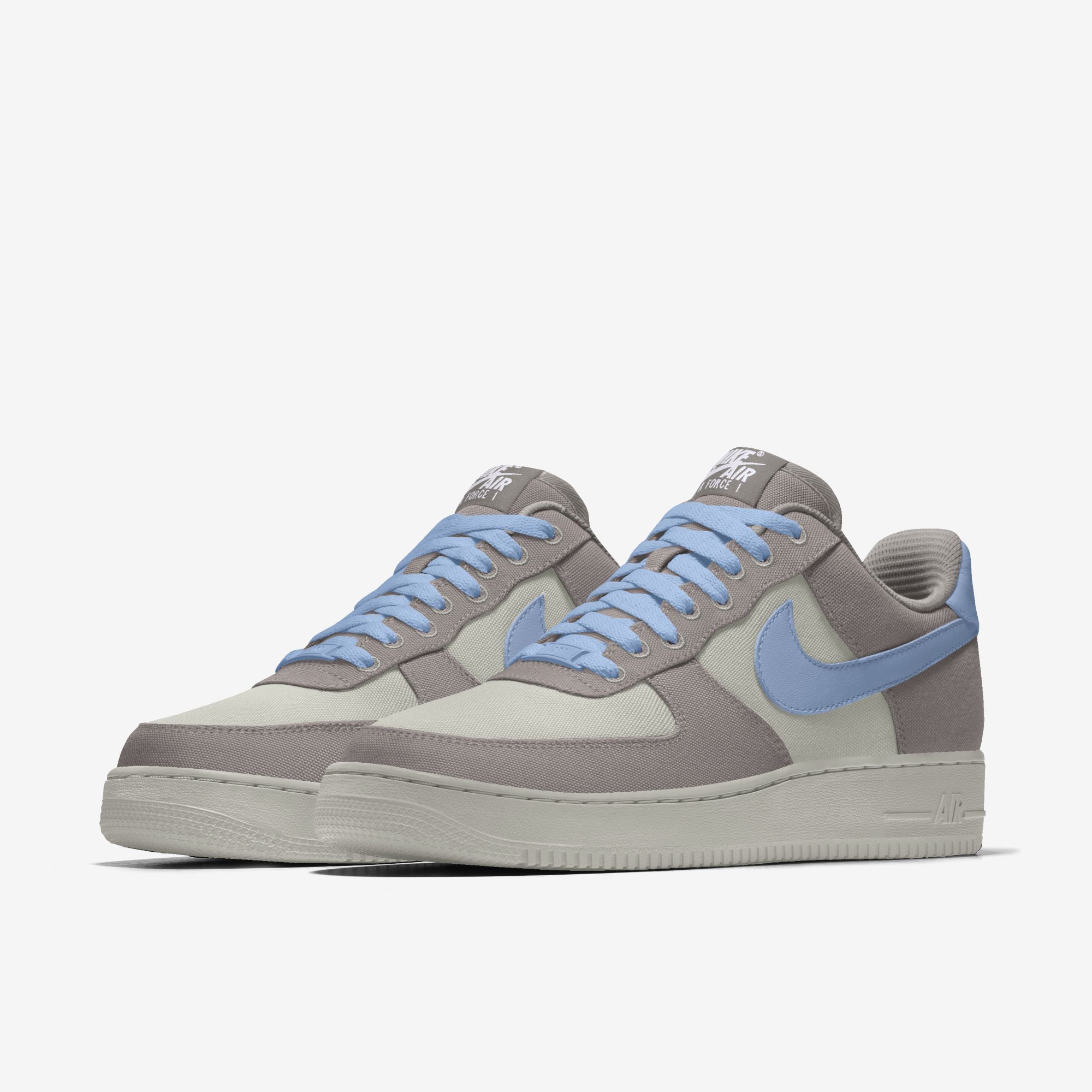  Nike Air Force 1 Low By You - Cobblestone / Royal Tint 