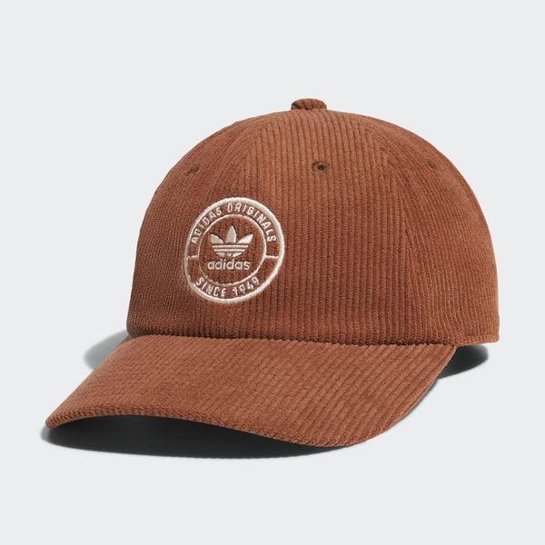  adidas Resort Cord Strapback Hat - Shadow Brown 
