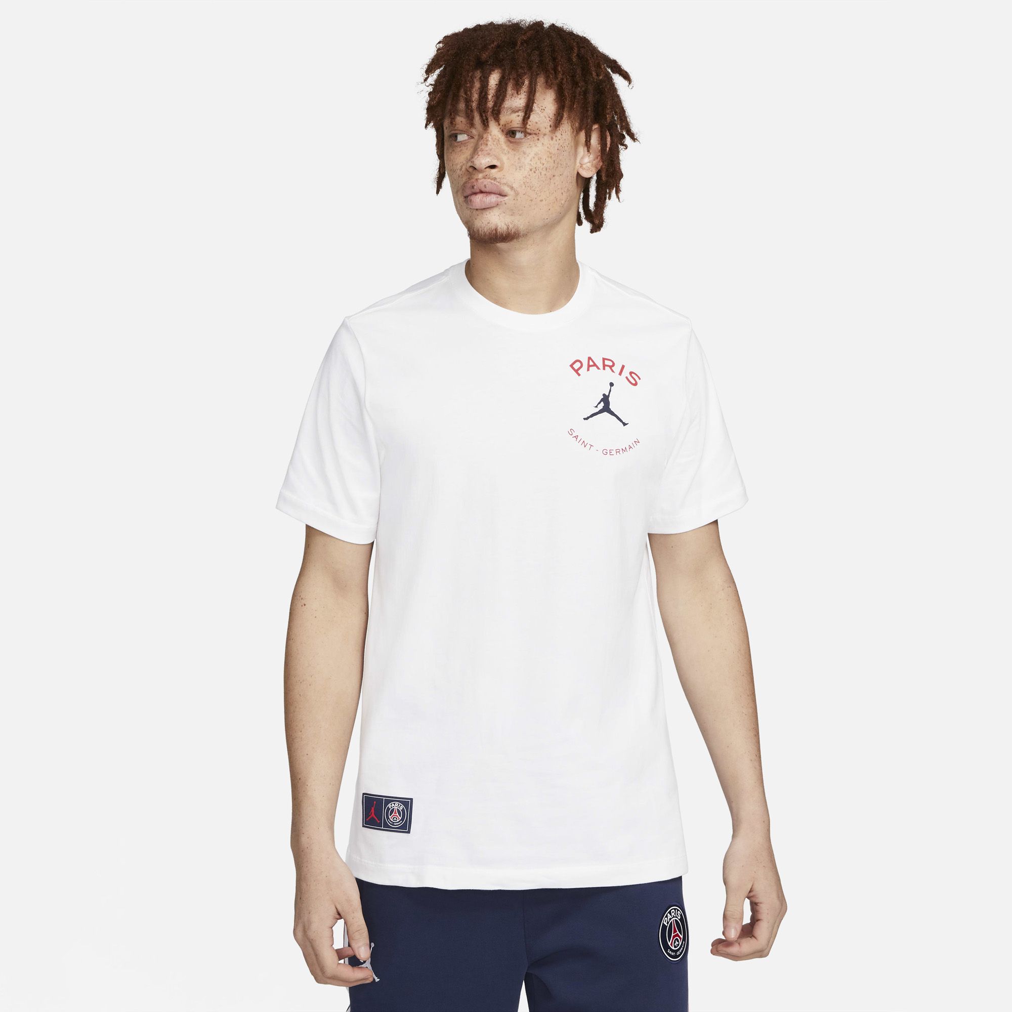  Paris Saint-German x Jordan Short-Sleeve T-Shirt - White 