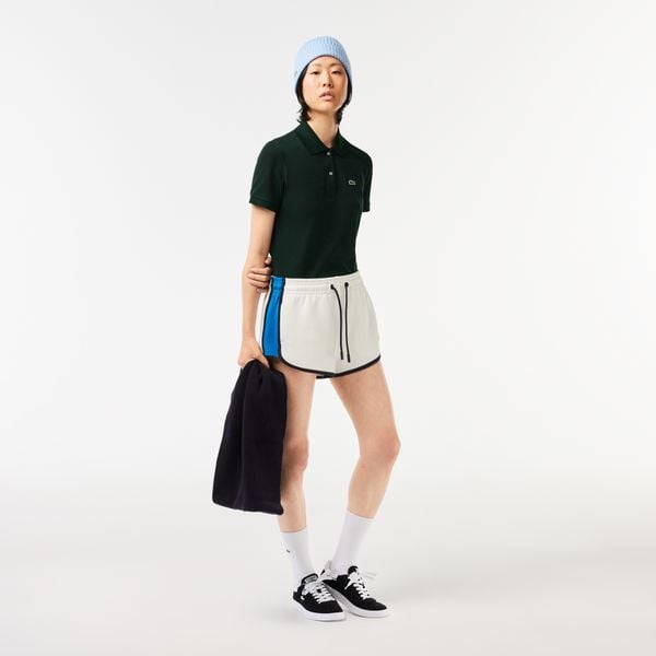  Lacoste Women's Regular Fit Soft Cotton Petit Piqué Polo Shirt - Forest Green 