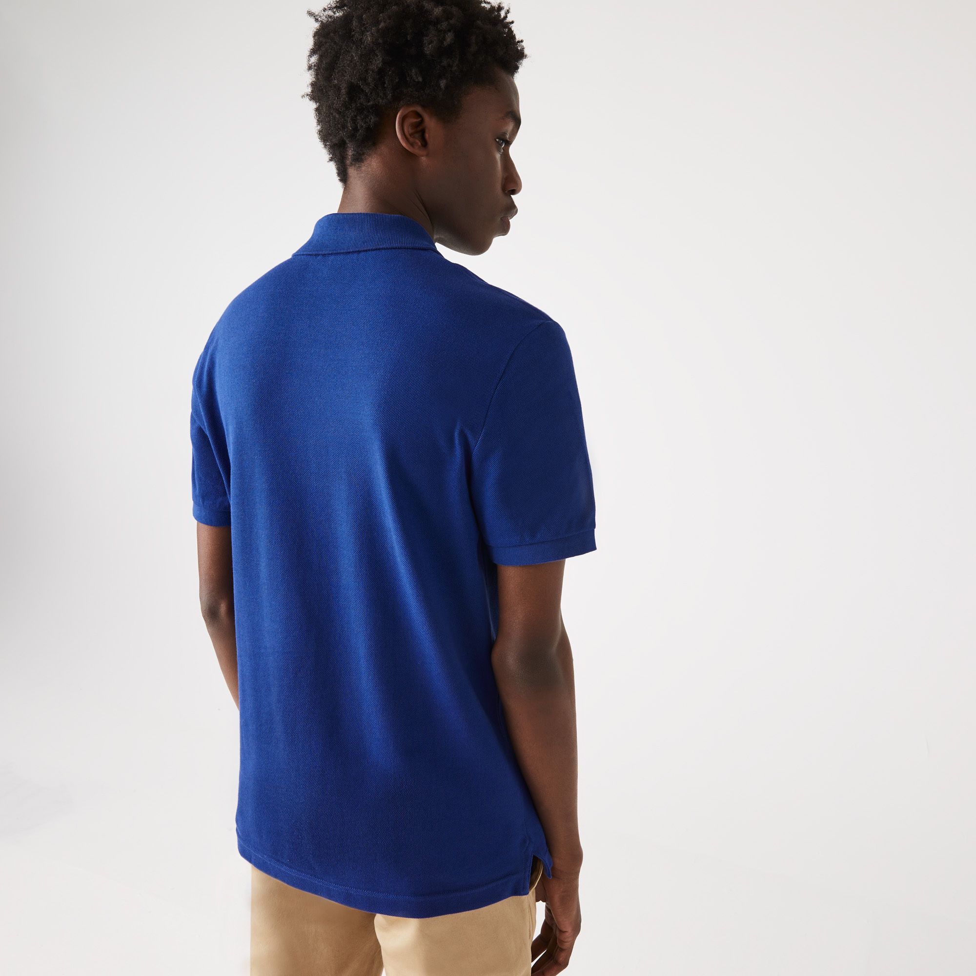  Lacoste Slim Fit Petit Piqué Polo - Blue 