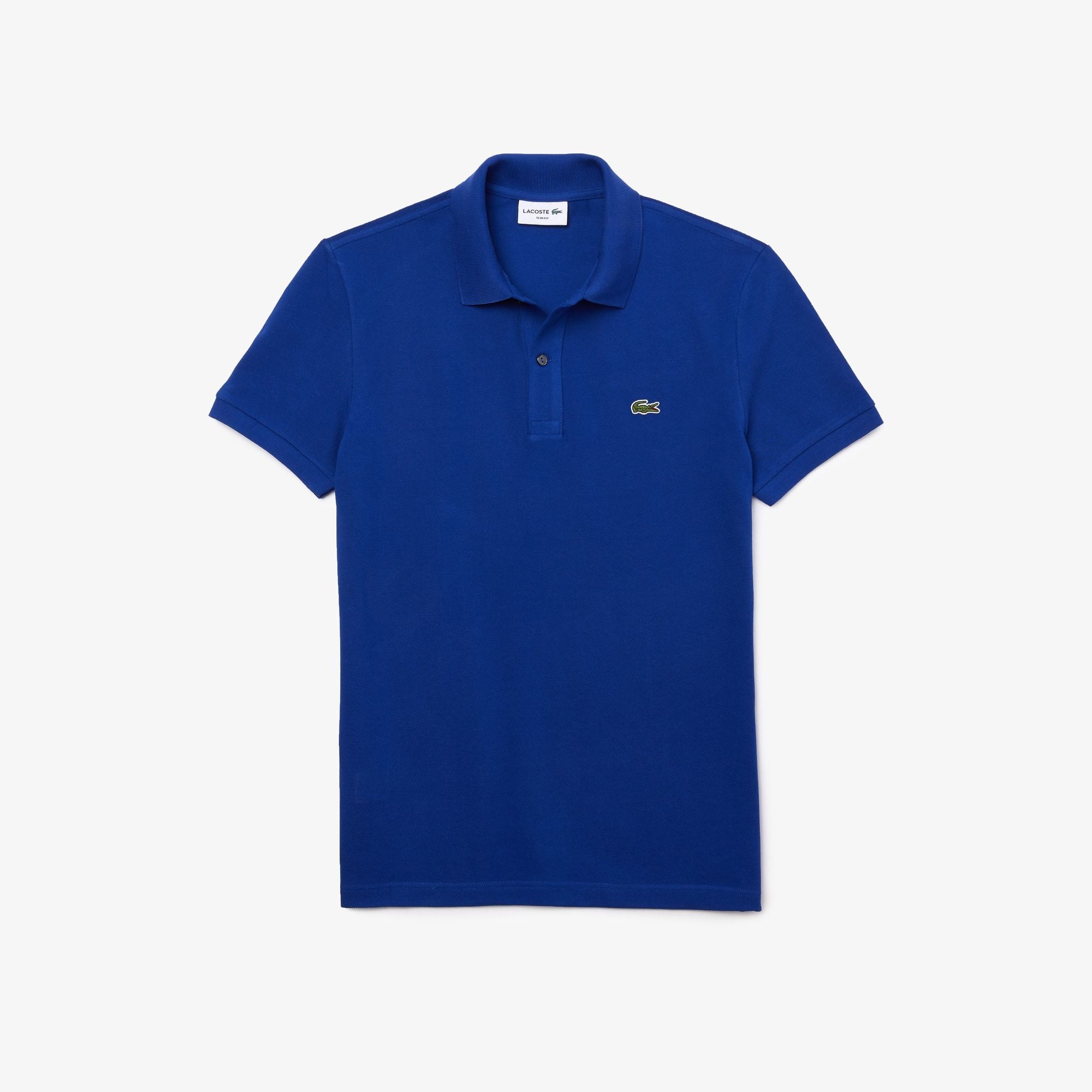 Lacoste Slim Fit Petit Piqué Polo Blue - Main Image
