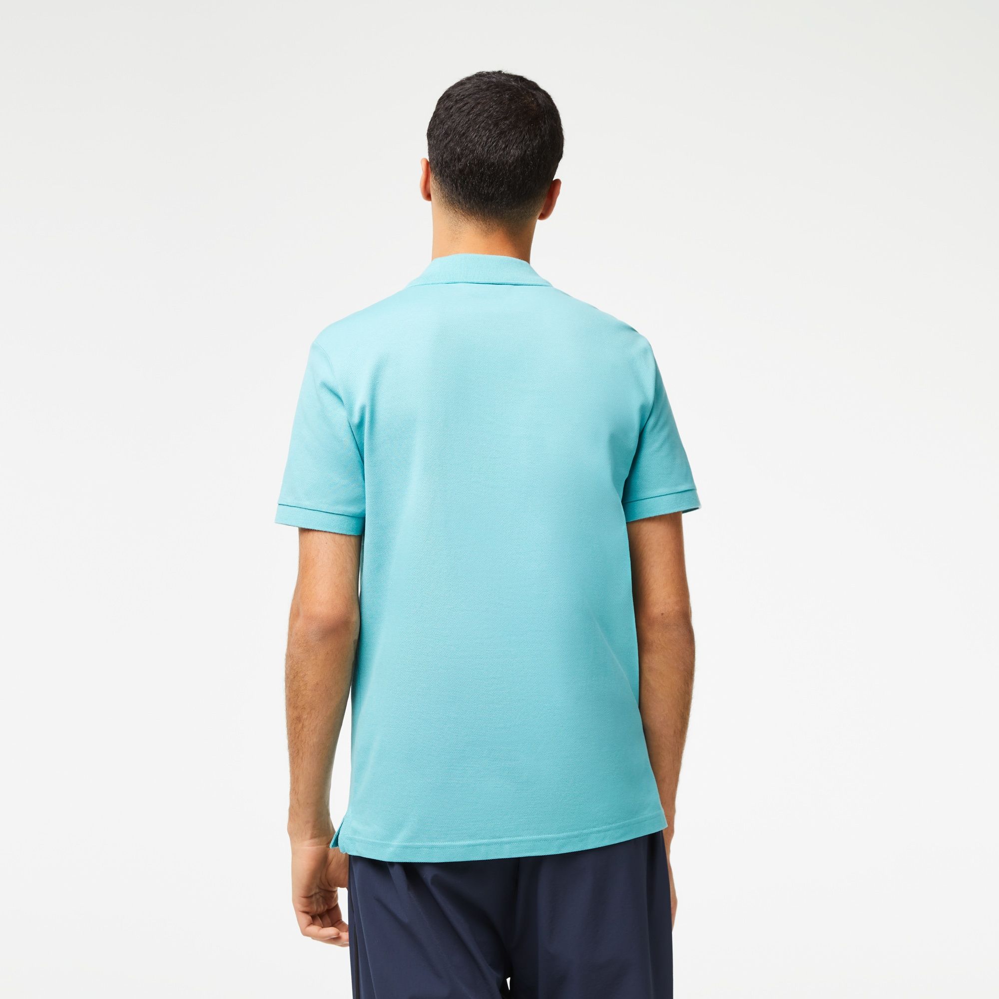  Lacoste Slim Fit Petit Piqué Polo Shirt - Light Turquoise 