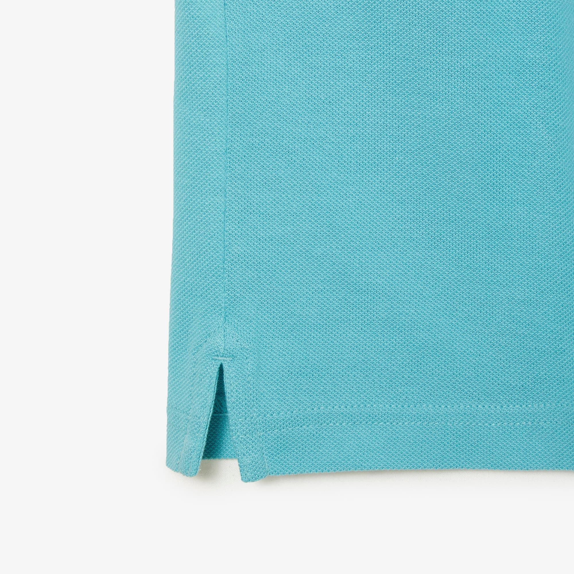  Lacoste Slim Fit Petit Piqué Polo Shirt - Light Turquoise 