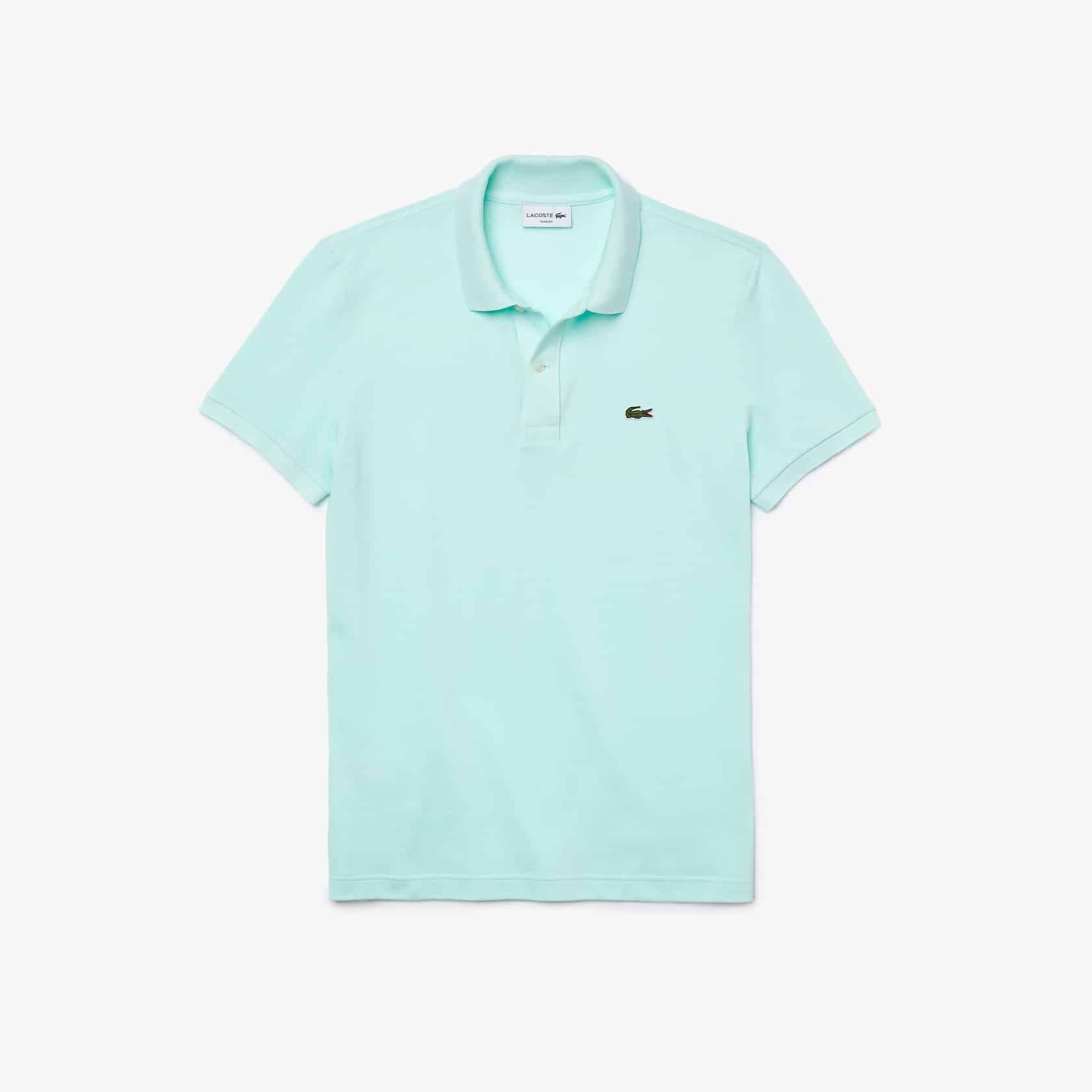  Lacoste Slim Fit Petit Piqué Polo - Turquoise 