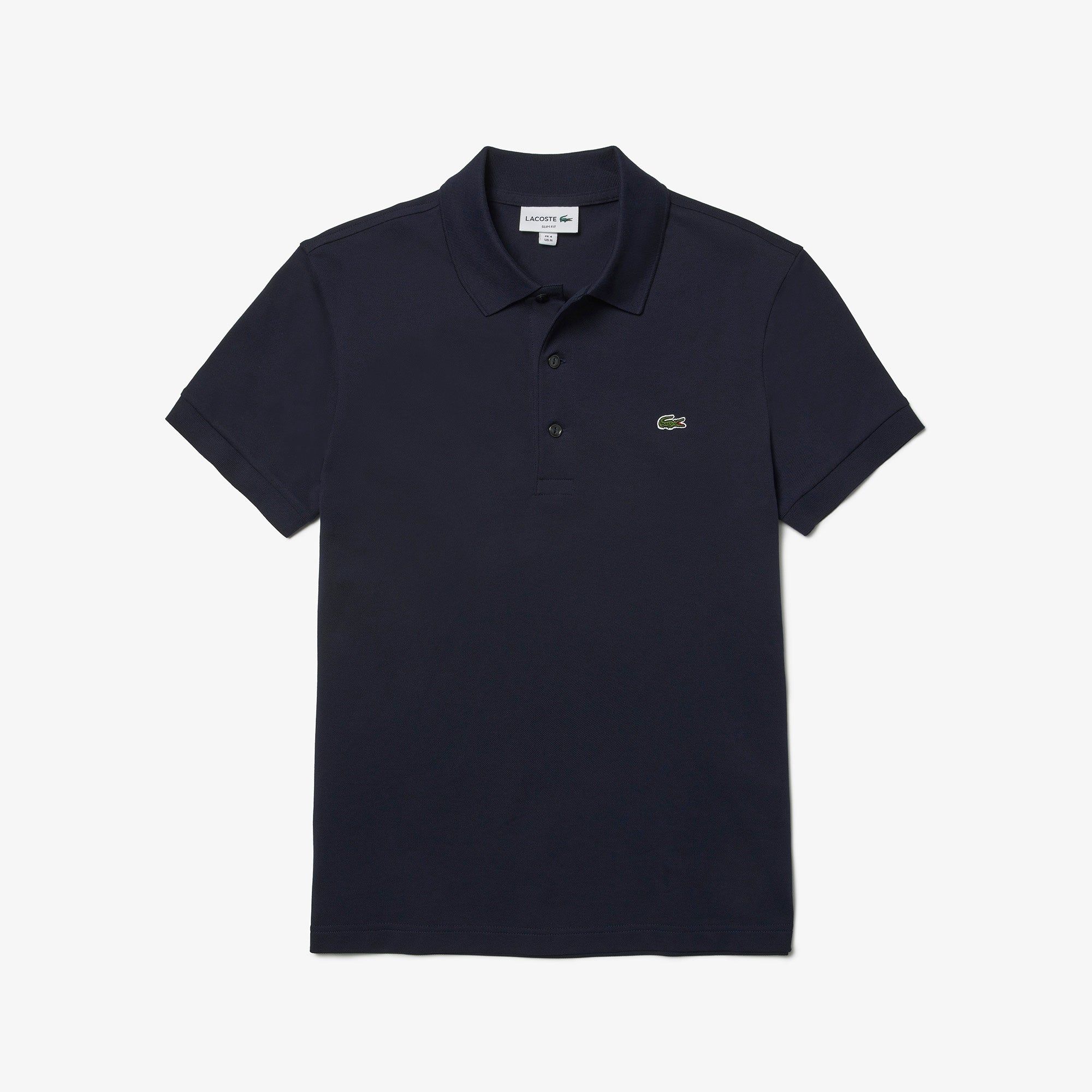  Lacoste Slim Fit Stretch Cotton Piqué Polo - Navy Blue 