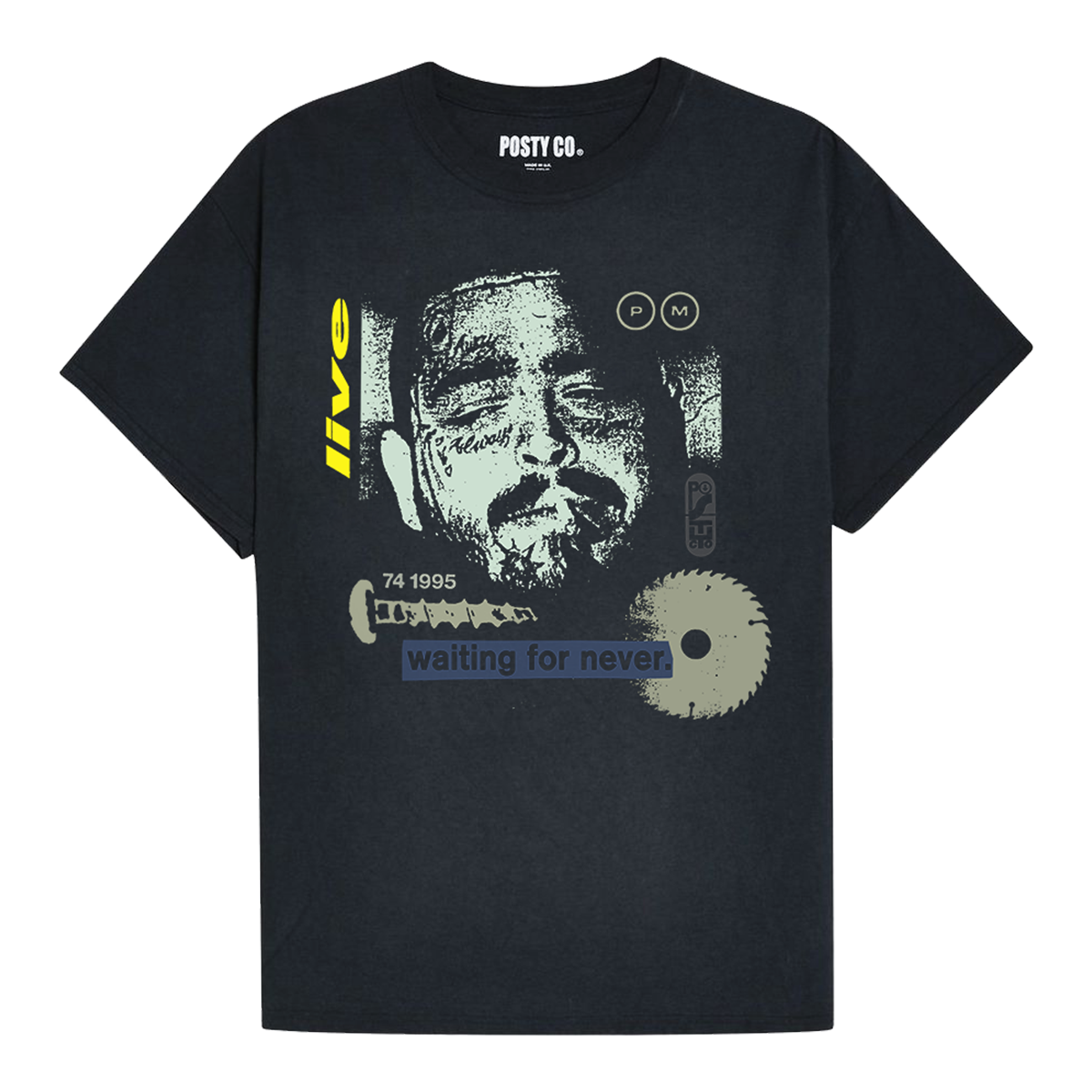  Post Malone Waiting For Never Tee 