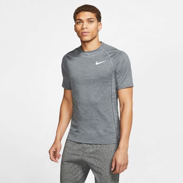  Nike Pro Short-Sleeve Top - Dark Smoke Grey 