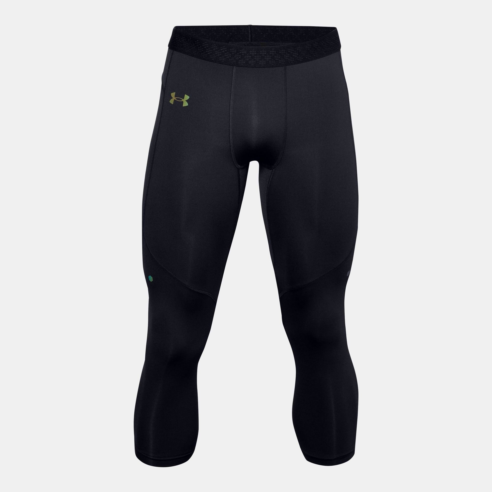  Under Armour RUSH Basketball 3/4 Leggings - Black 