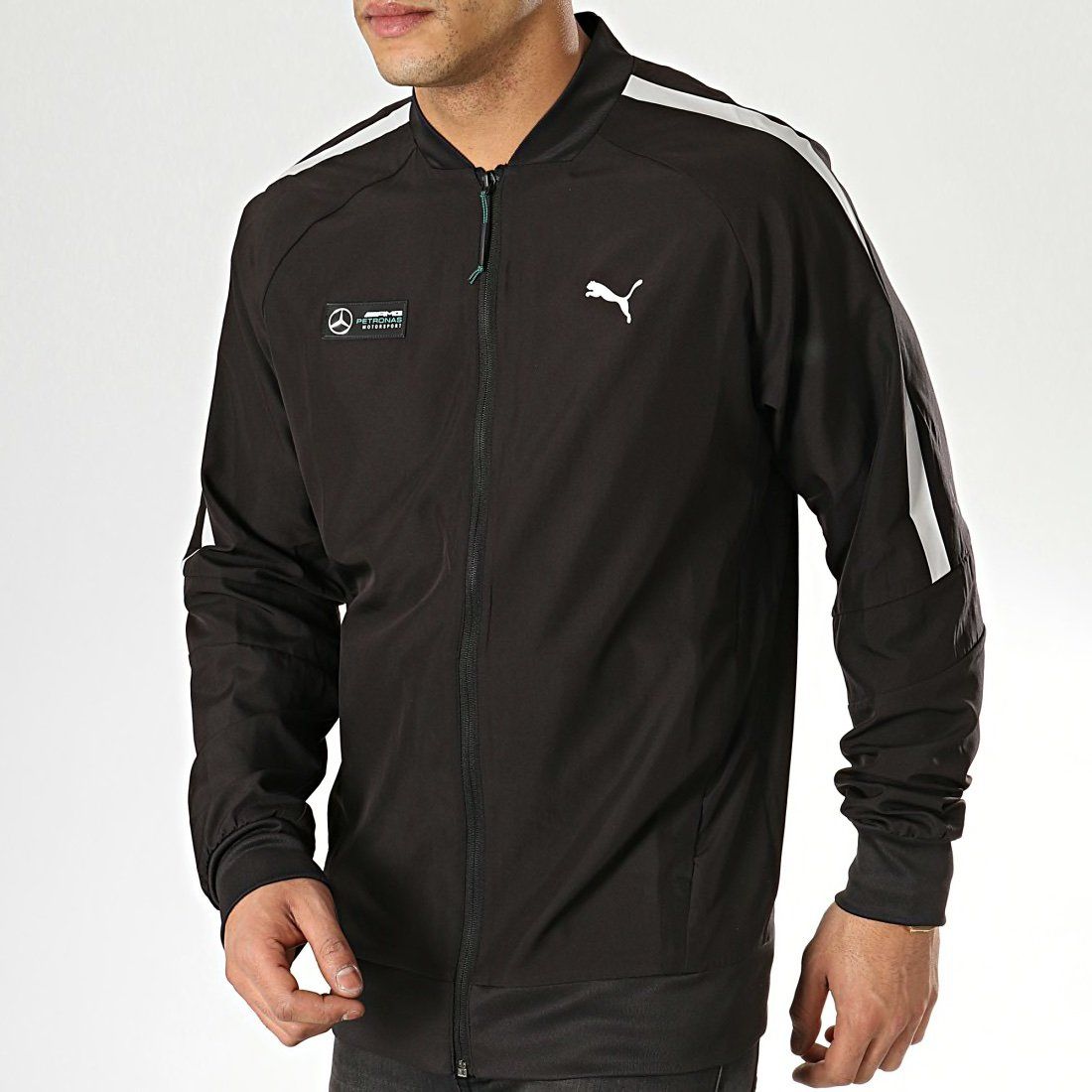  Mercedes-AMG Petronas F1 Team Woven Jacket - Black 