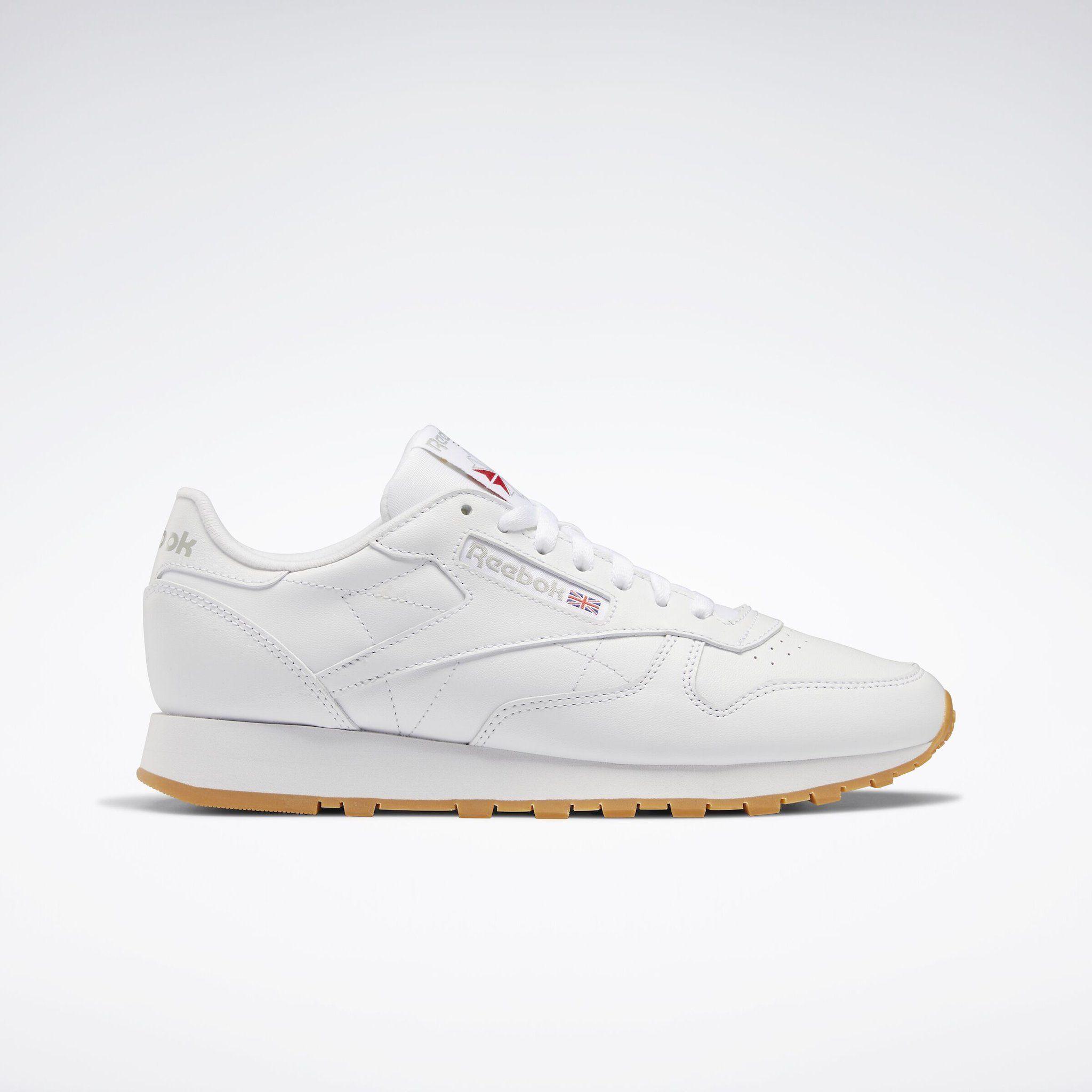 Reebok cl shop leather white gum