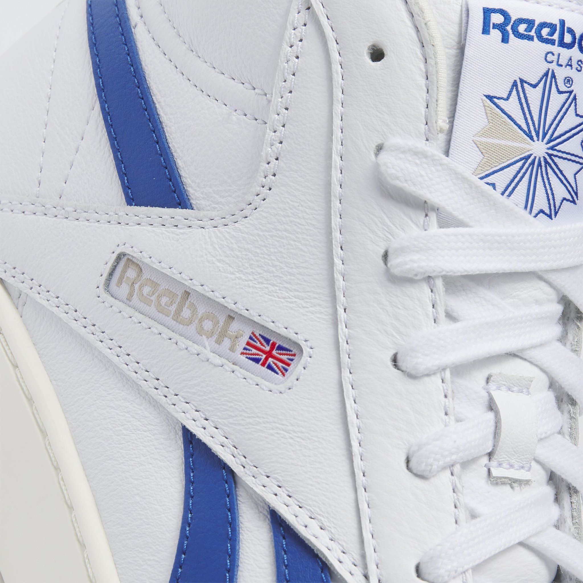  Reebok Club C 85 Form Hi - Cloud White / Vector Blue 