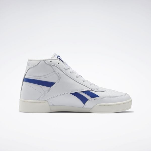  Reebok Club C 85 Form Hi - Cloud White / Vector Blue 