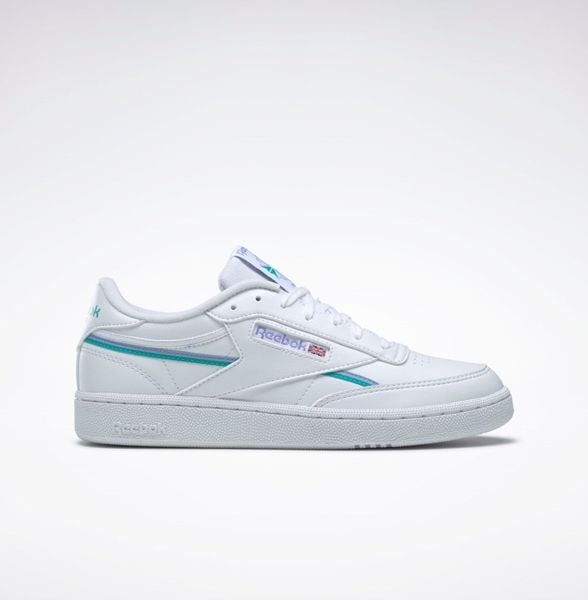  Reebok Club C 85 Vegan - Lilac Glow / Classic Teal 