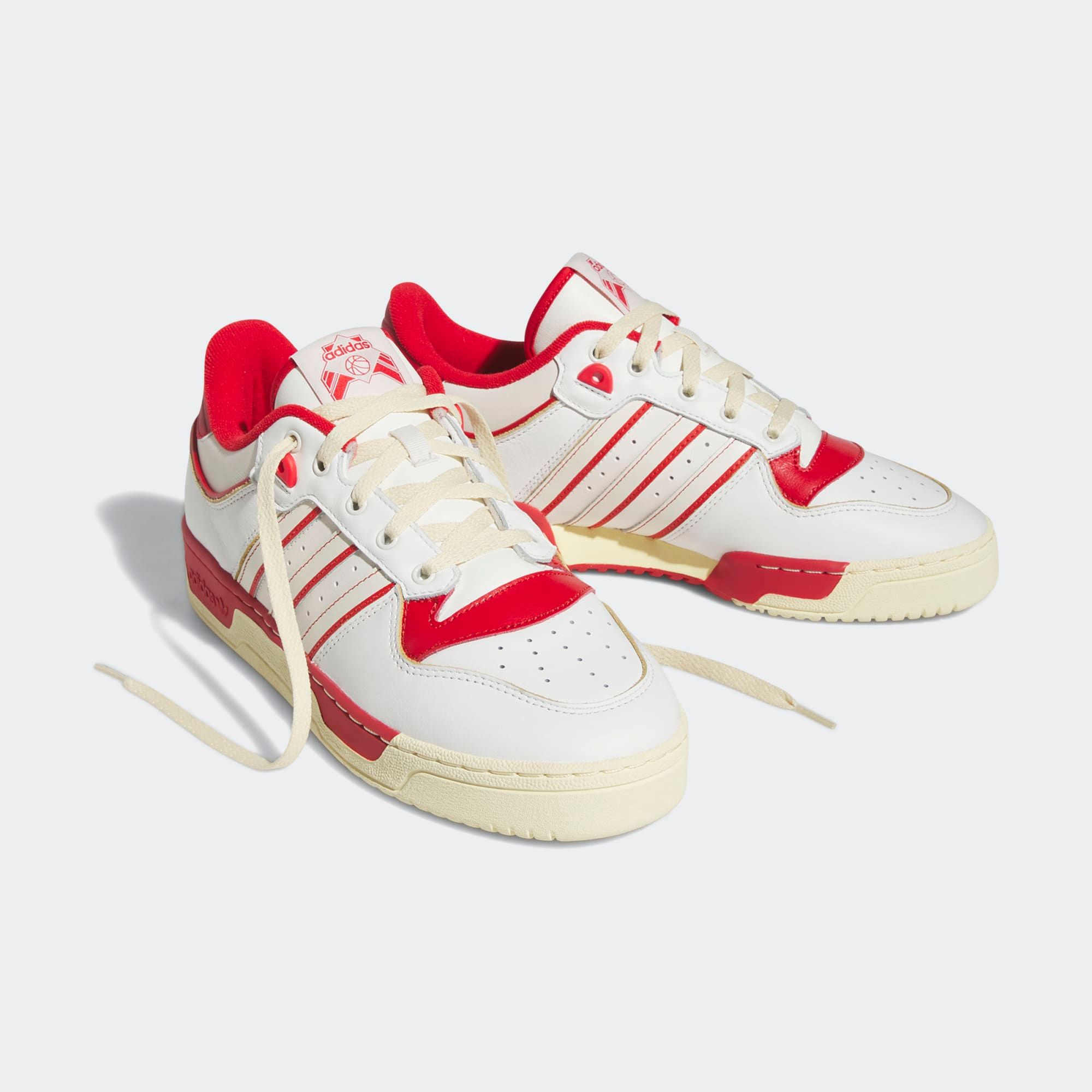  adidas Rivalry Low 86 - Off White / Power Red 