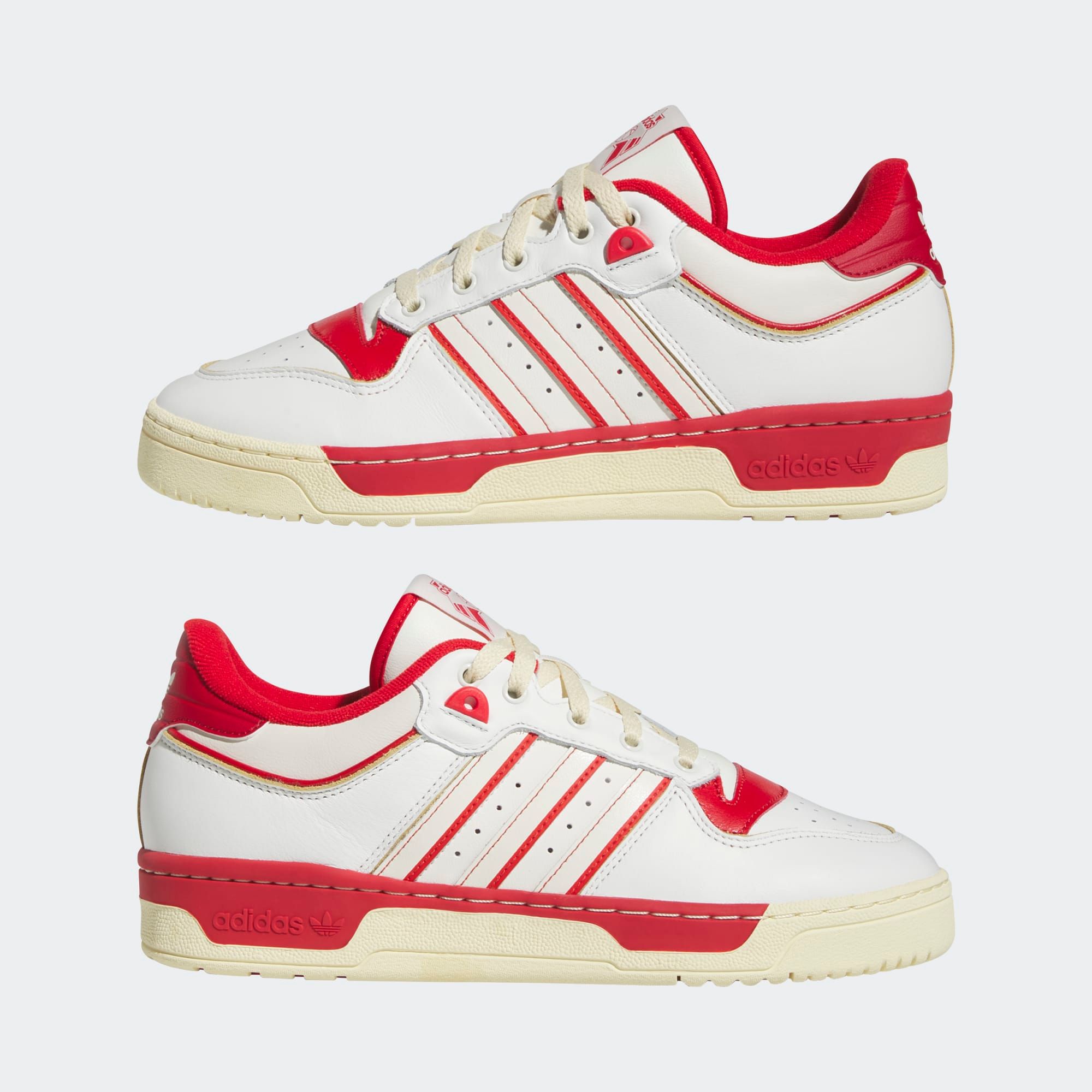  adidas Rivalry Low 86 - Off White / Power Red 