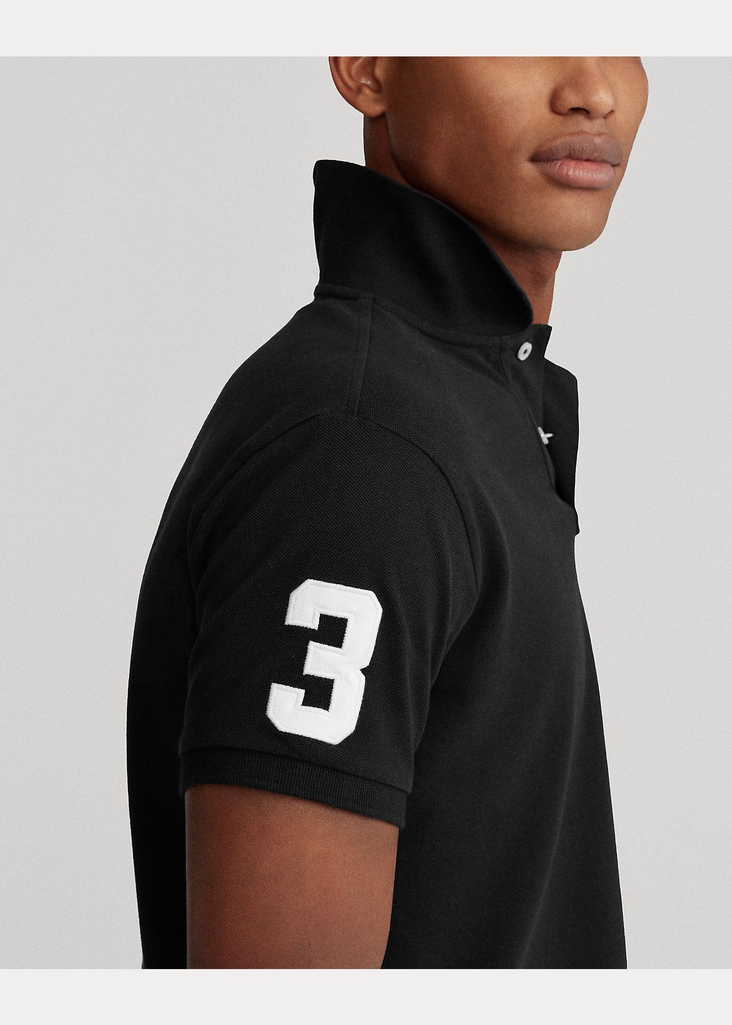 Ralph Lauren Big Pony Mesh Polo Shirt - Black (Custom Slim) – Online  Sneaker Store