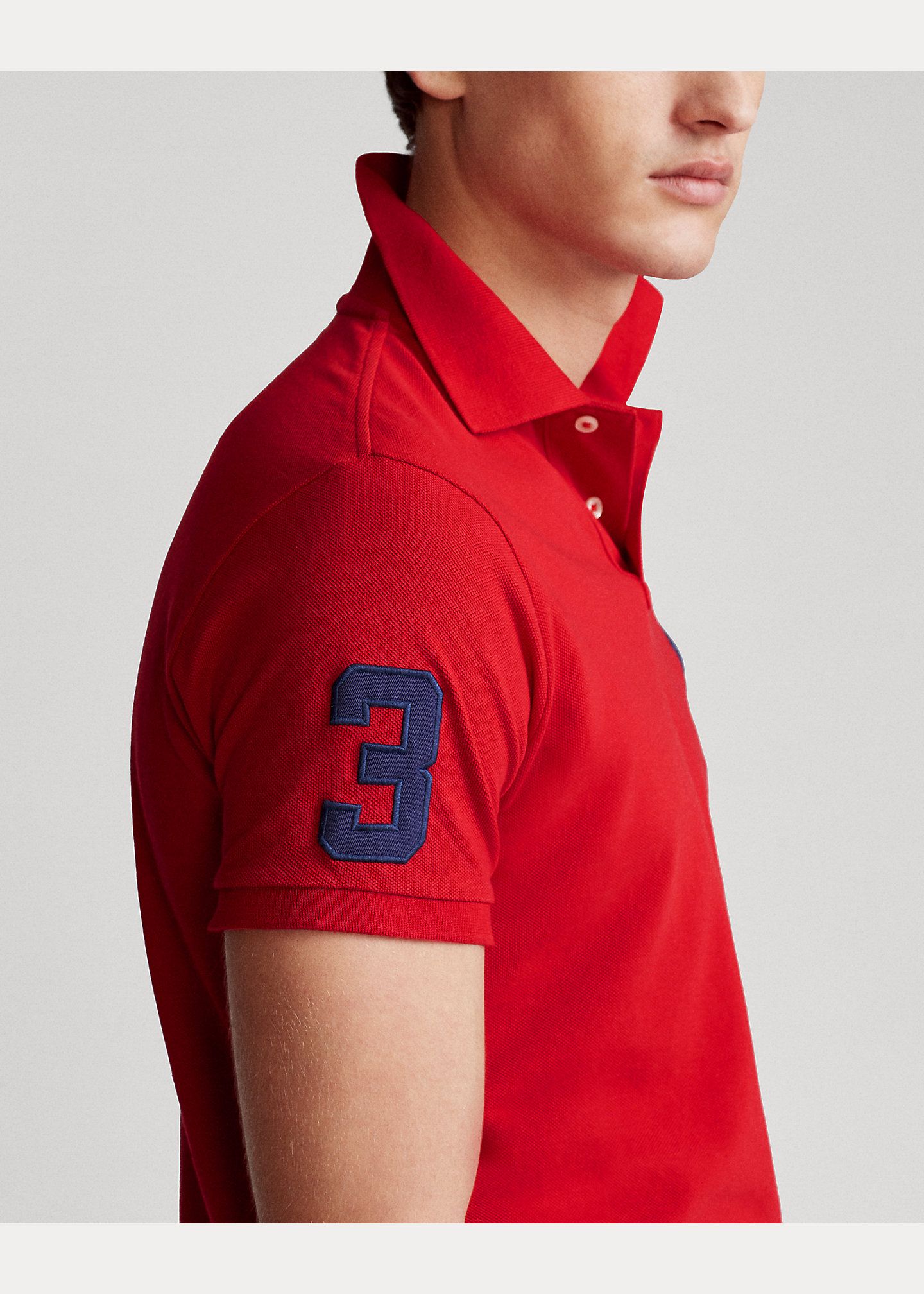 Ralph Lauren Big Pony Mesh Polo Shirt - Red (Custom Slim) – Online Sneaker  Store