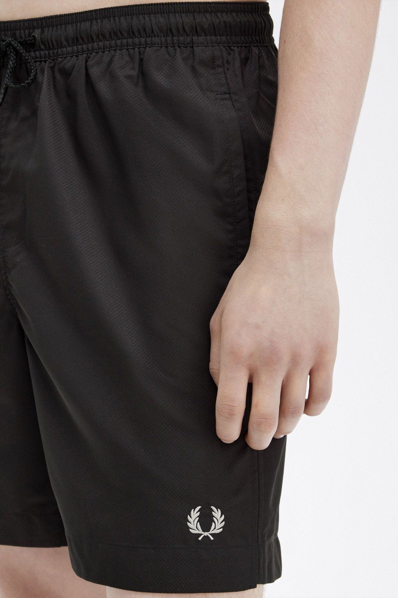  Fred Perry Classic Swimshorts - Black 