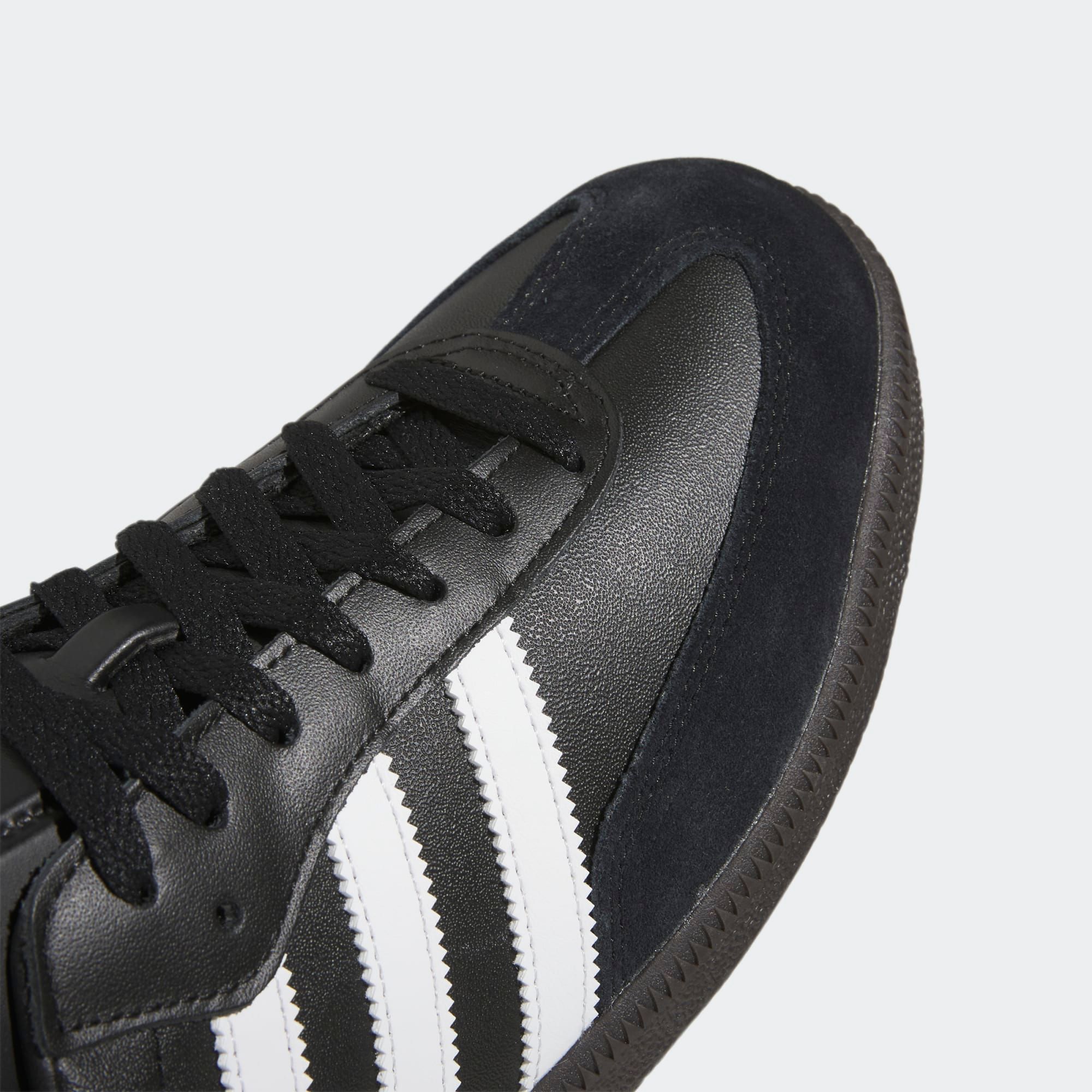 samba adidas black leather