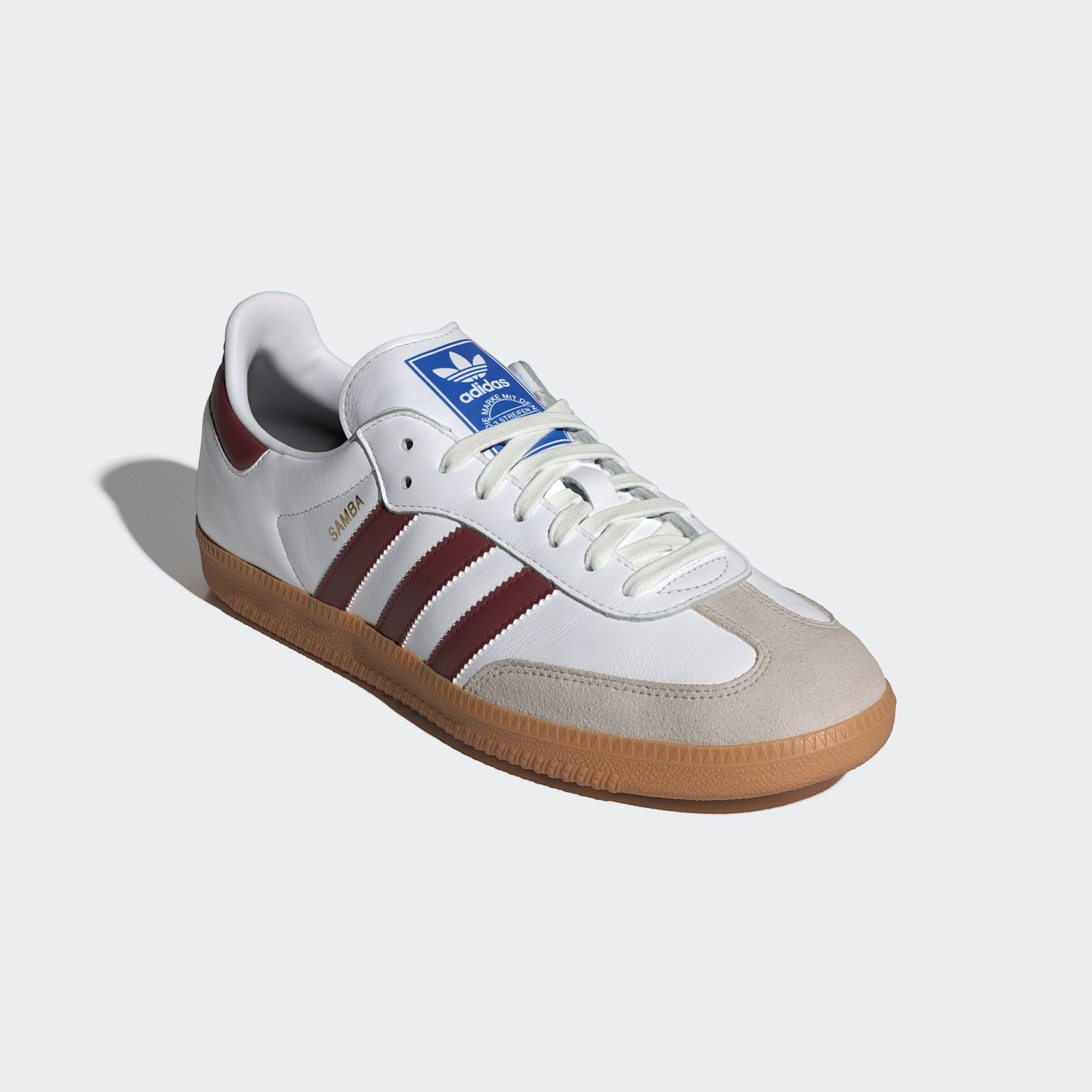  adidas Samba OG - White / Burgundy 