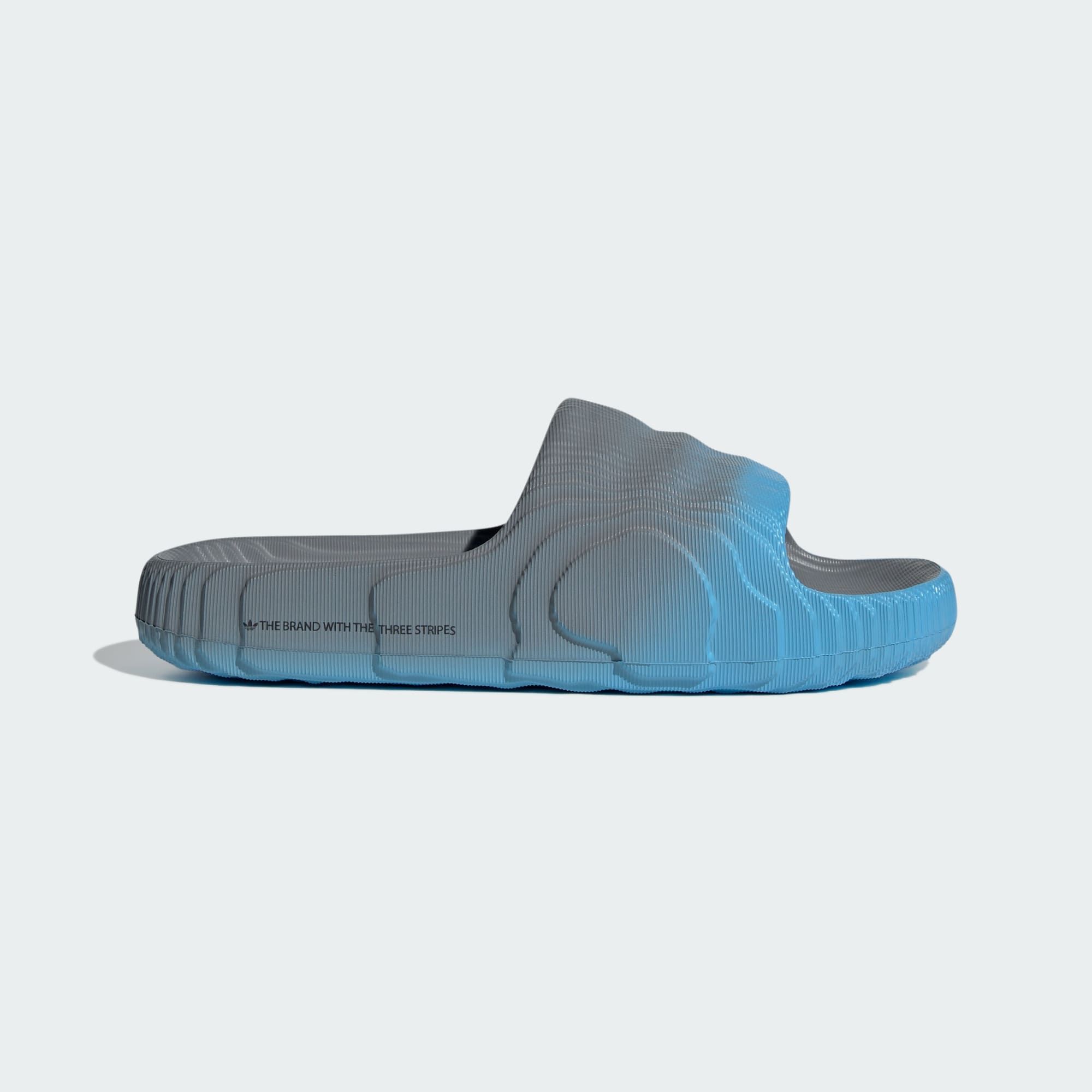  adidas Adilette 22 - Grey Three / Semi Blue Burst 