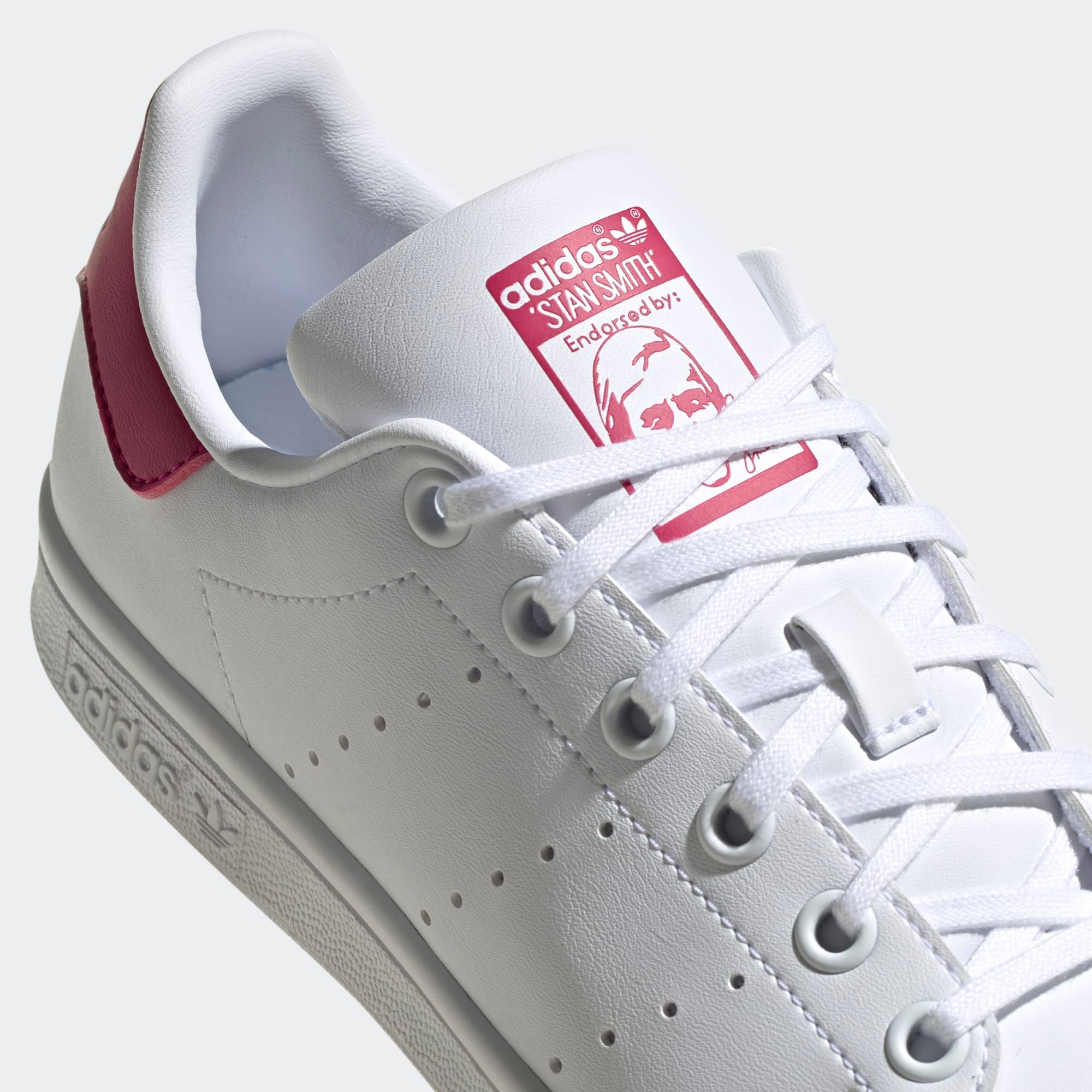  adidas Stan Smith - White / Pink 