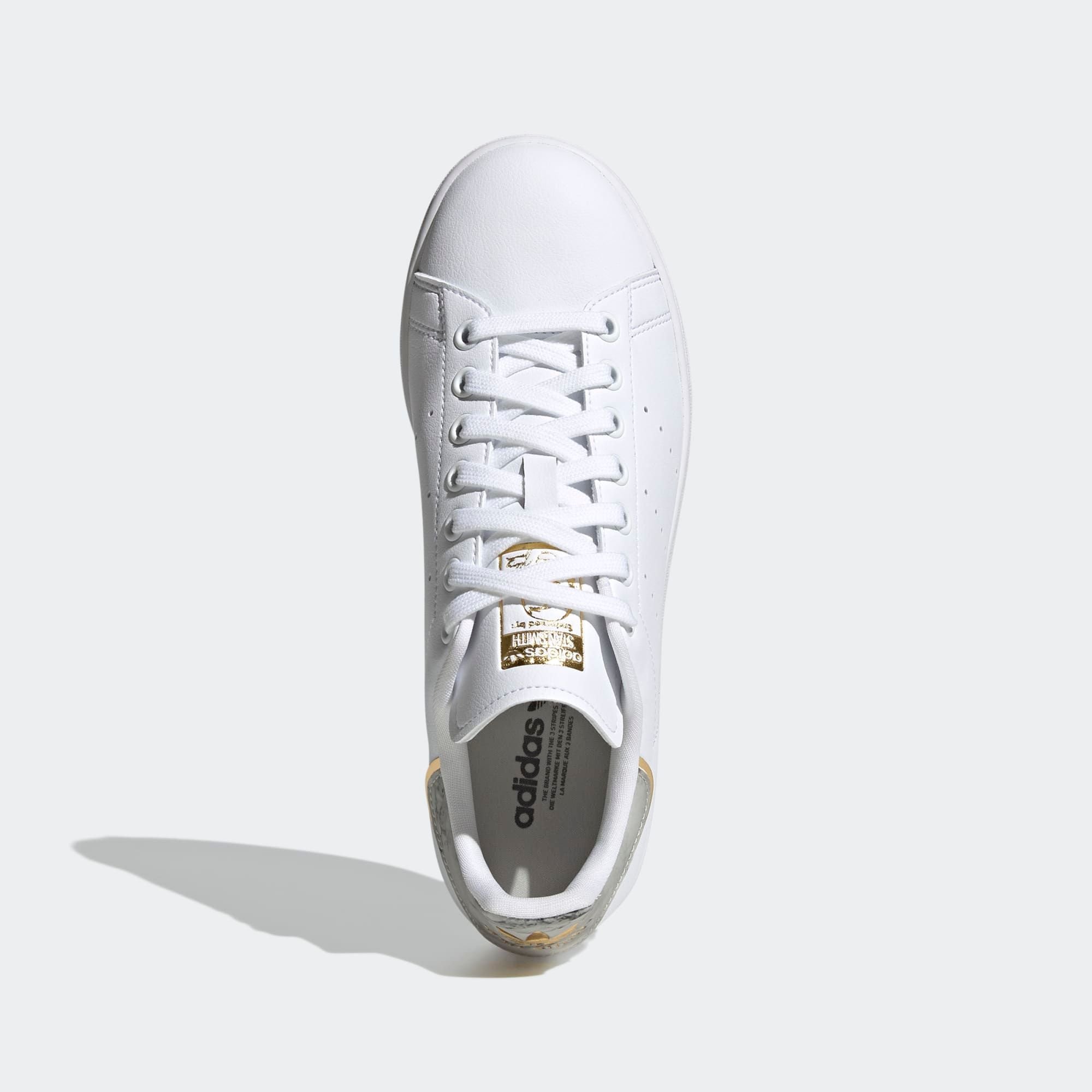  adidas Stan Smith - Cloud White/Gold Metallic 