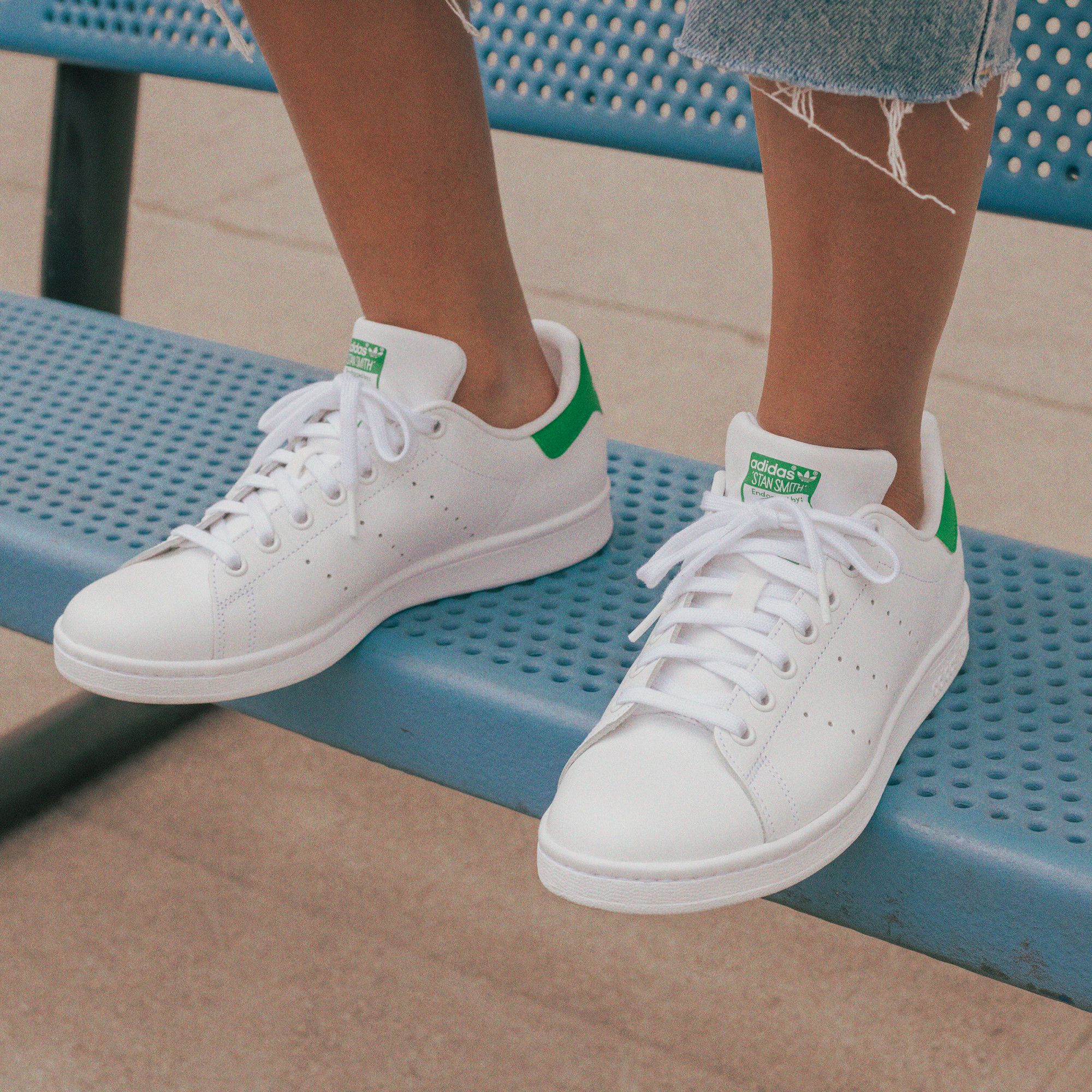 adidas Stan Smith - White/Green – Online Sneaker Store
