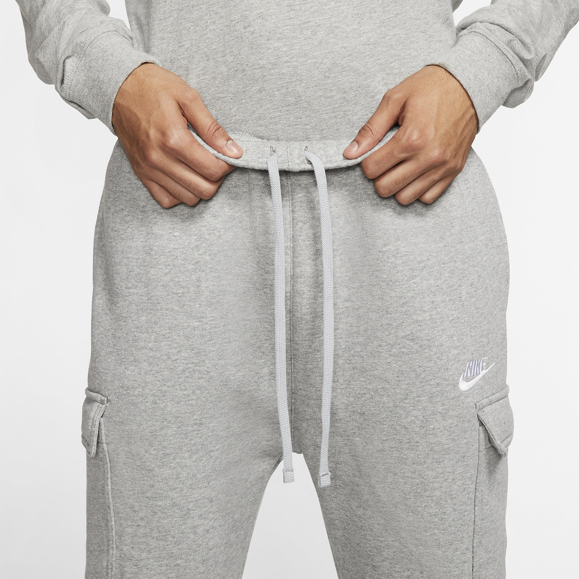 nike cargo pants fleece