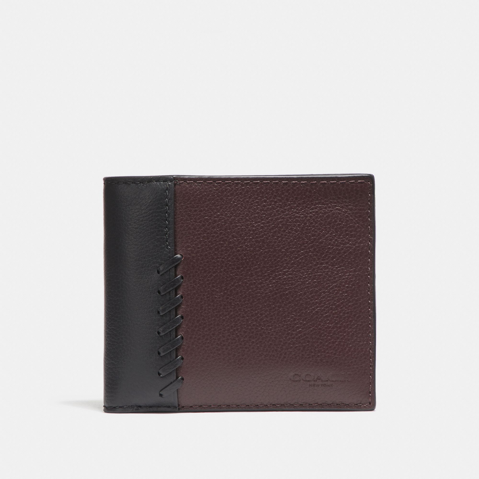 Coach 3-In-1 Wallet With Baseball Stitch - Oxblood – Online Sneaker Store