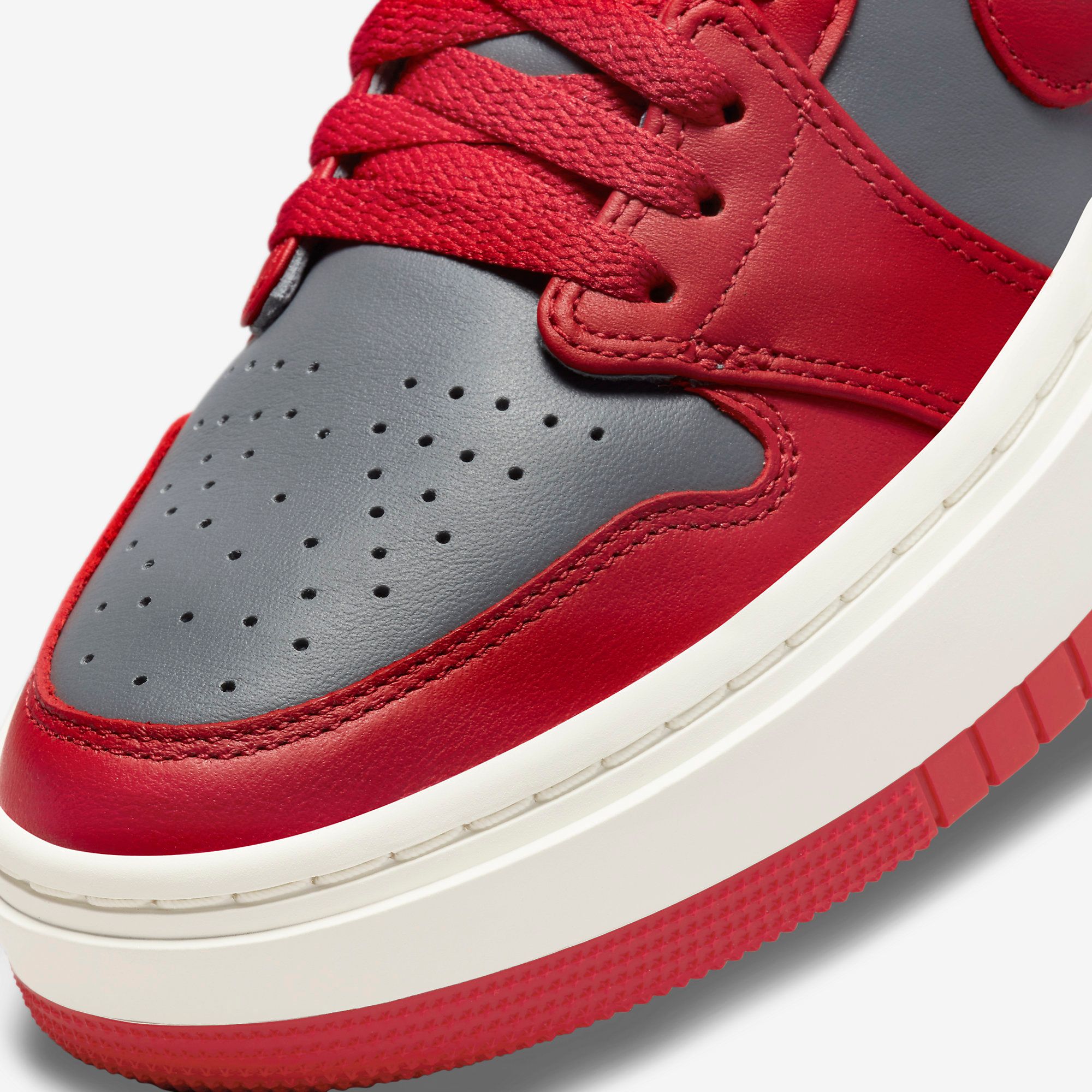  Air Jordan 1 Elevate Low WMNS - Dark Grey / Varsity Red 