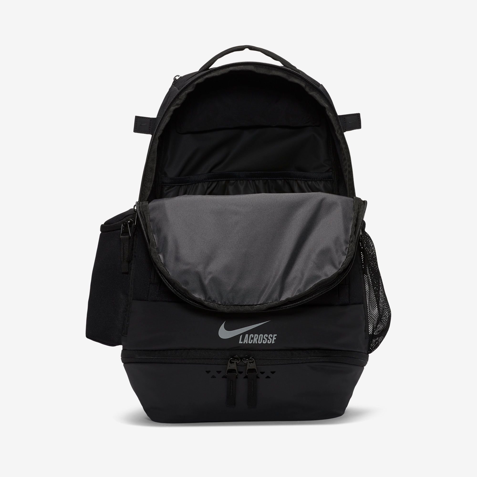  Nike Zone Lacrosse Backpack - Black/White 