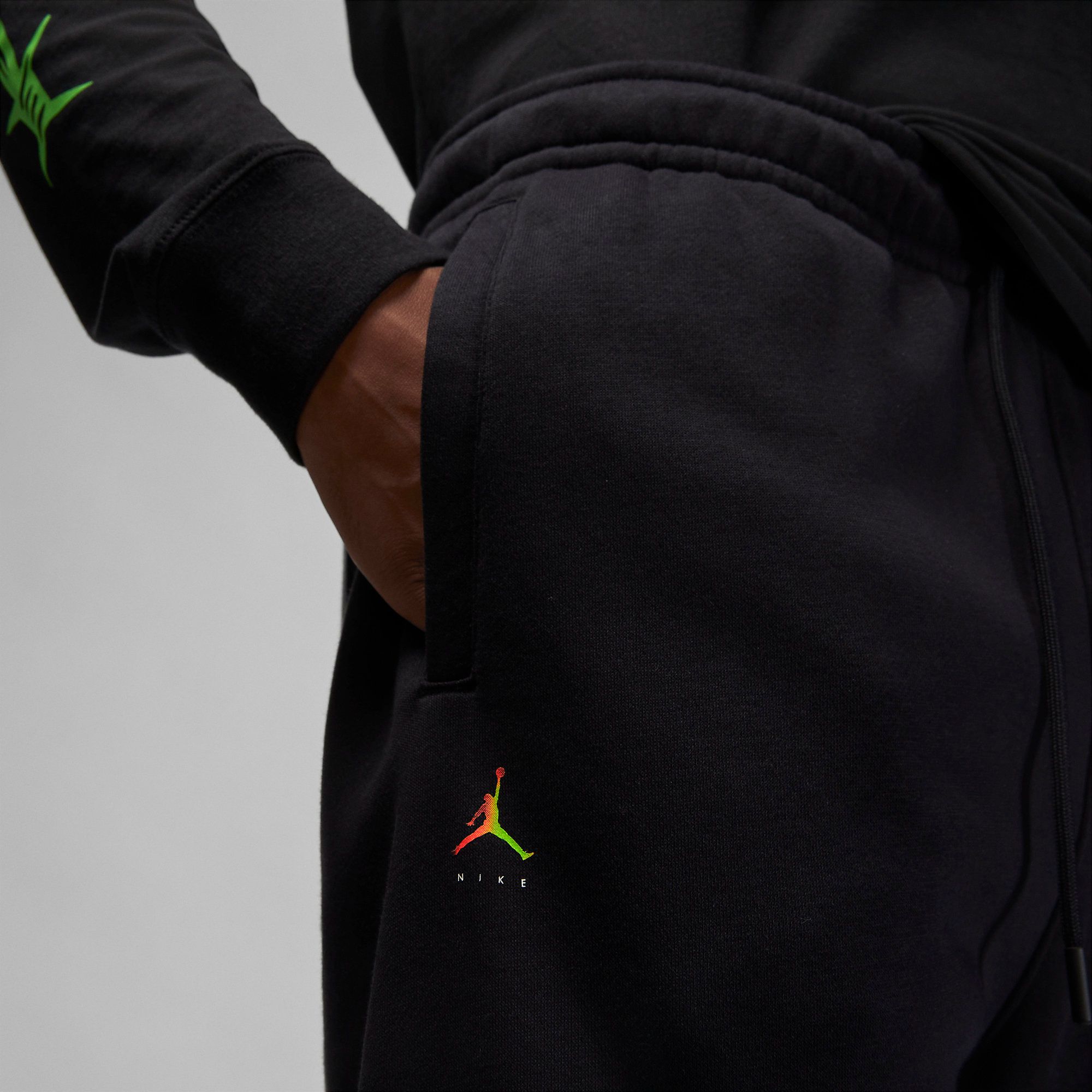  Jordan Flight MVP Fleece Pants - Black 