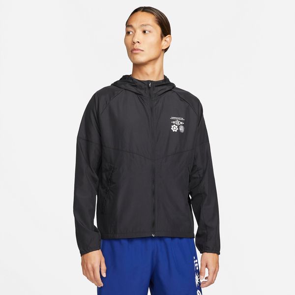  Nike Repel Wild Run Miler Running Jacket - Black 