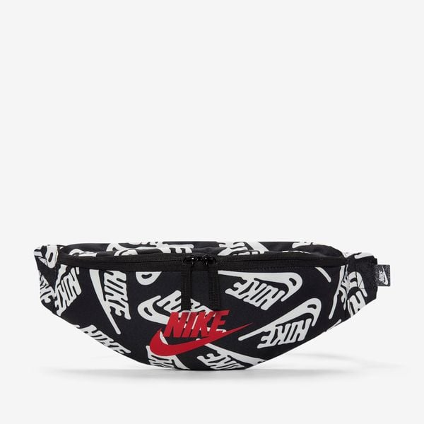  Nike Sportswear Heritage Hip Pack - Black/University Red 