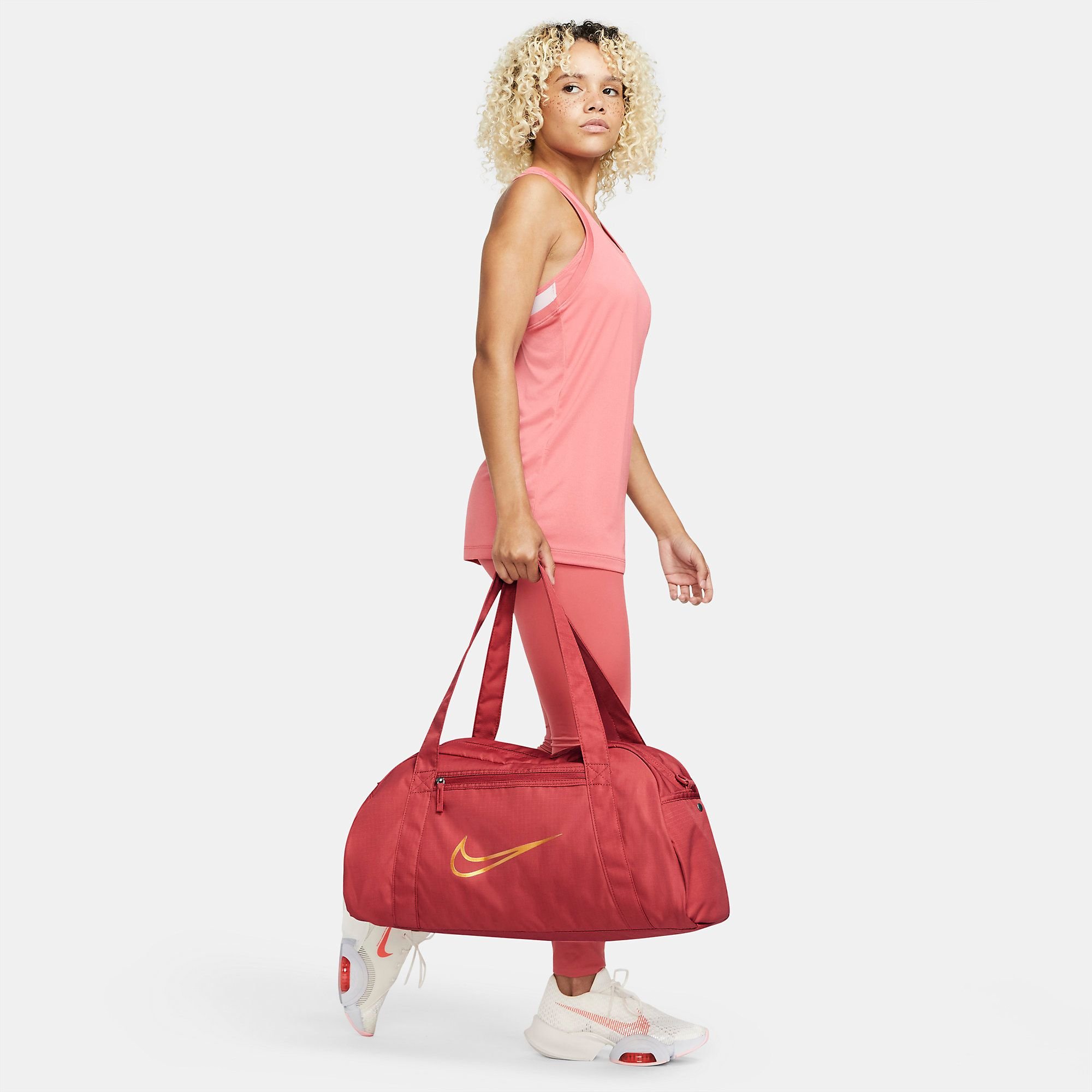  Nike Gym Club Duffel Bag - Gypsy Rose/Metallic Bronze 