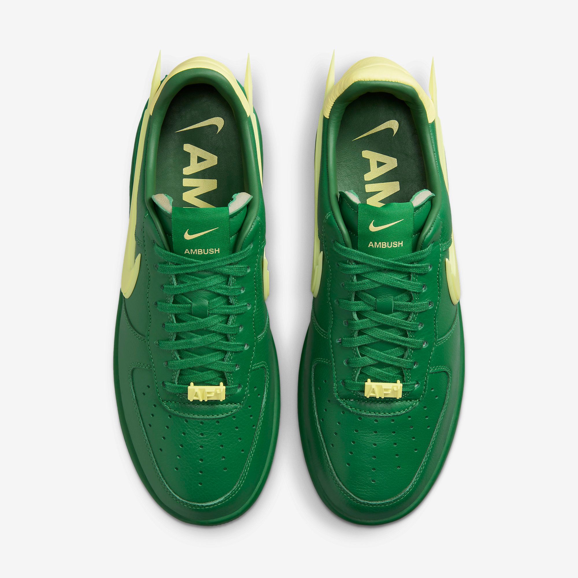  Nike Air Force 1 x AMBUSH® - Pine Green / Citron 