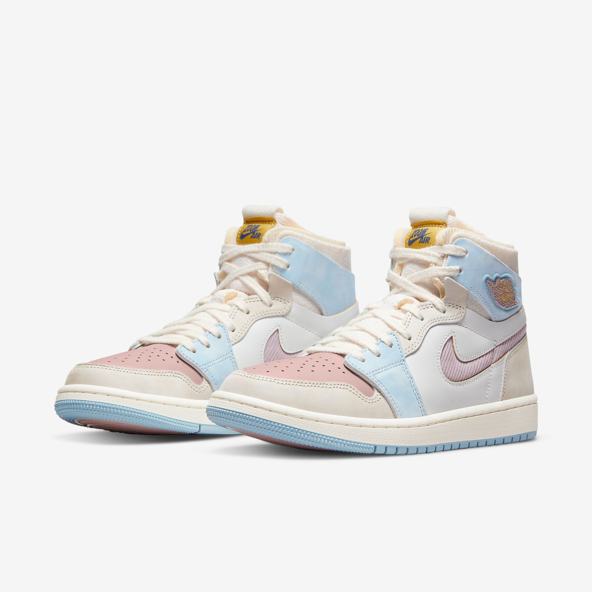  Air Jordan 1 High Zoom CMFT - Pink Oxford 